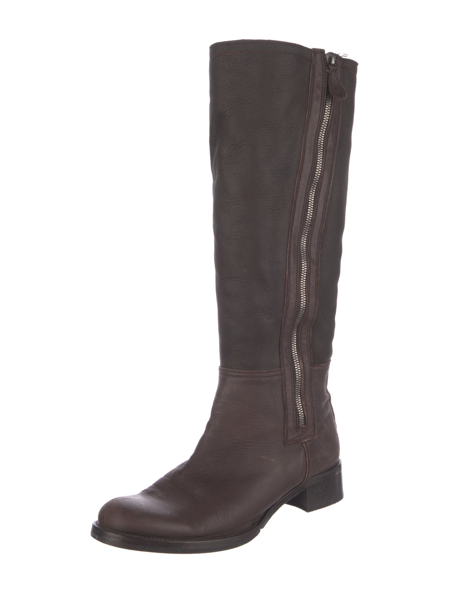 Jil Sander Leather Riding Boots