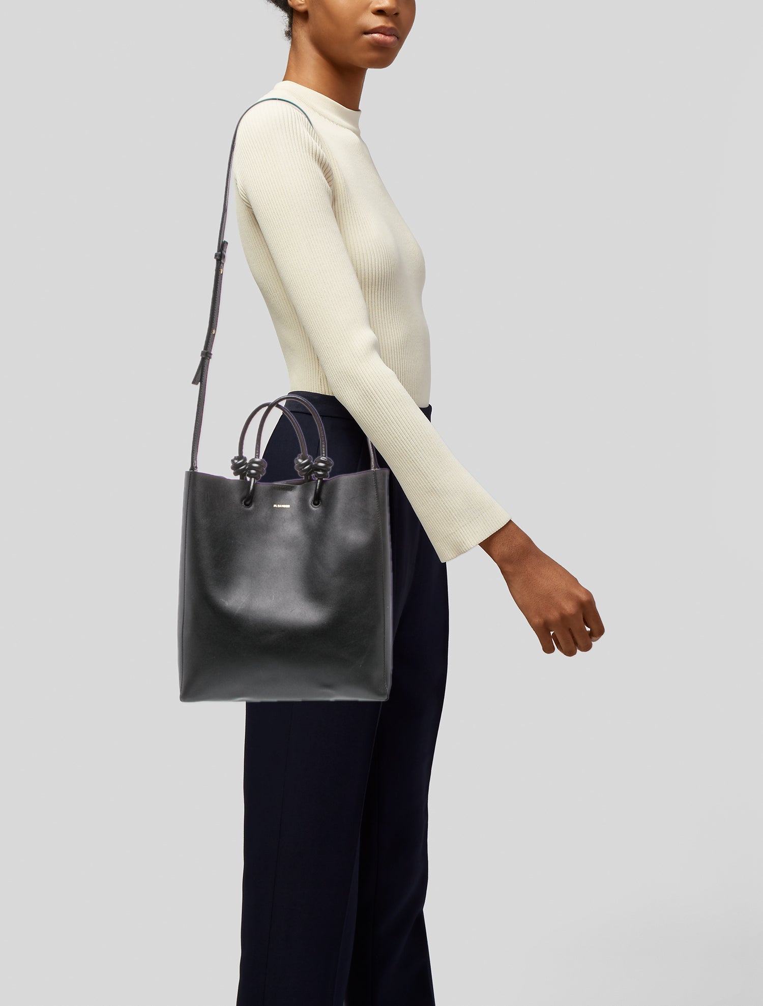 Jil Sander Leather Bucket Bag