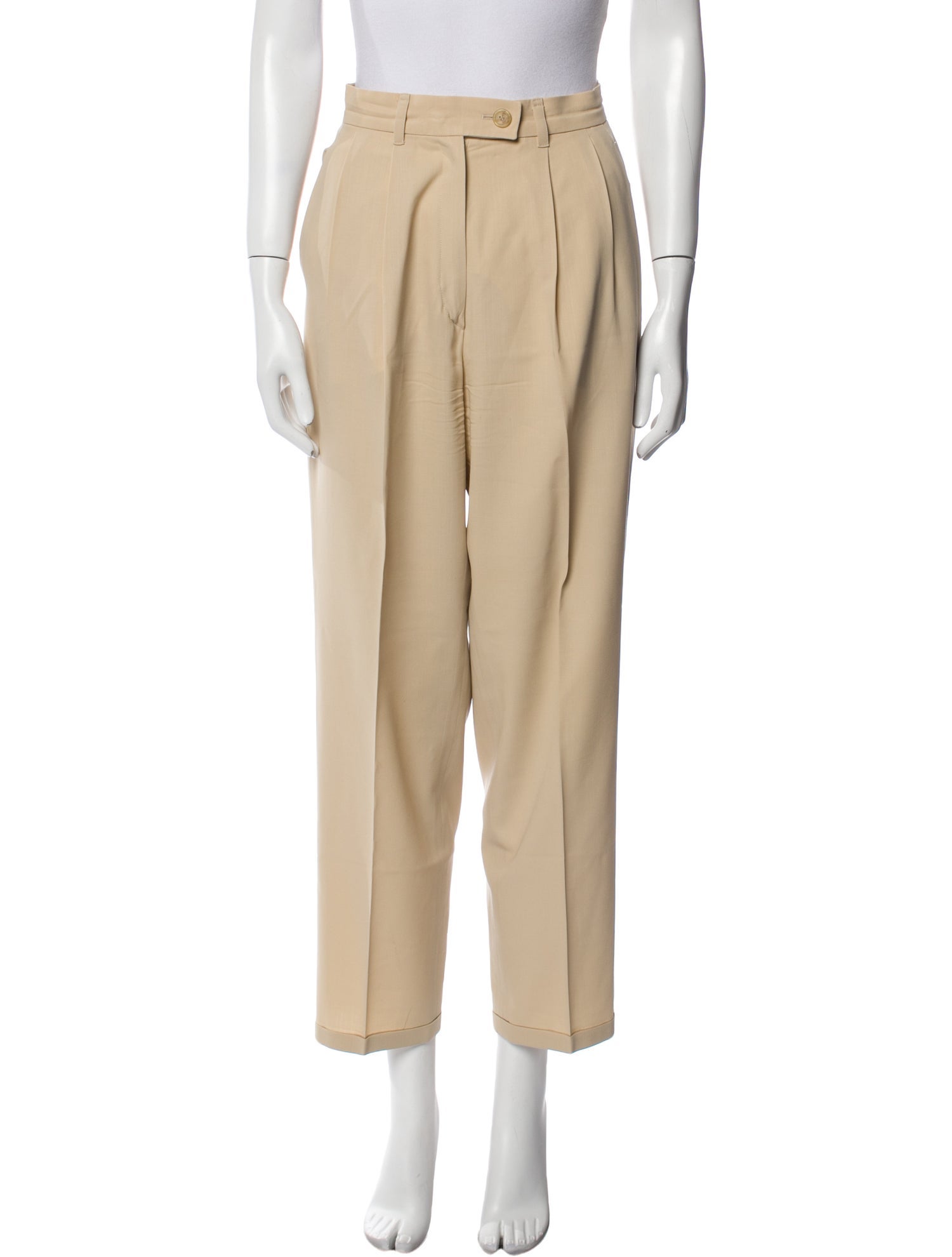 Jil Sander Wool Straight Leg Pants