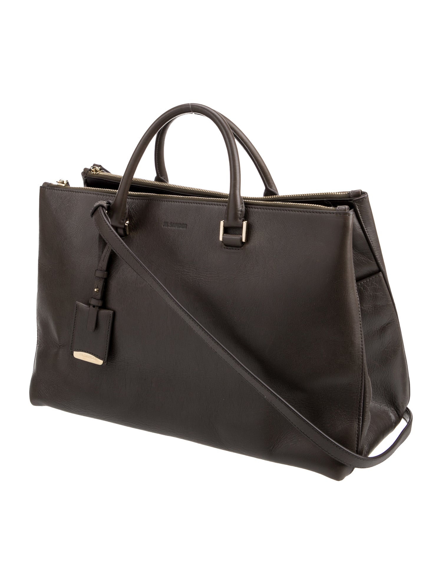 Jil Sander Leather Shoulder Bag
