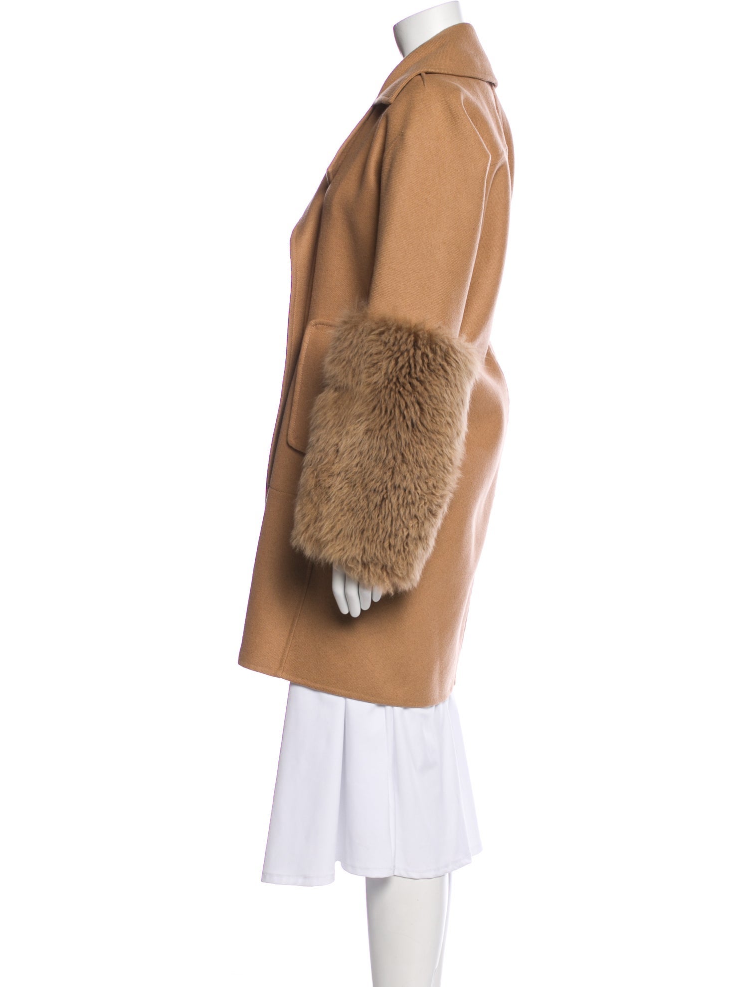 Jil Sander Faux Fur Coat
