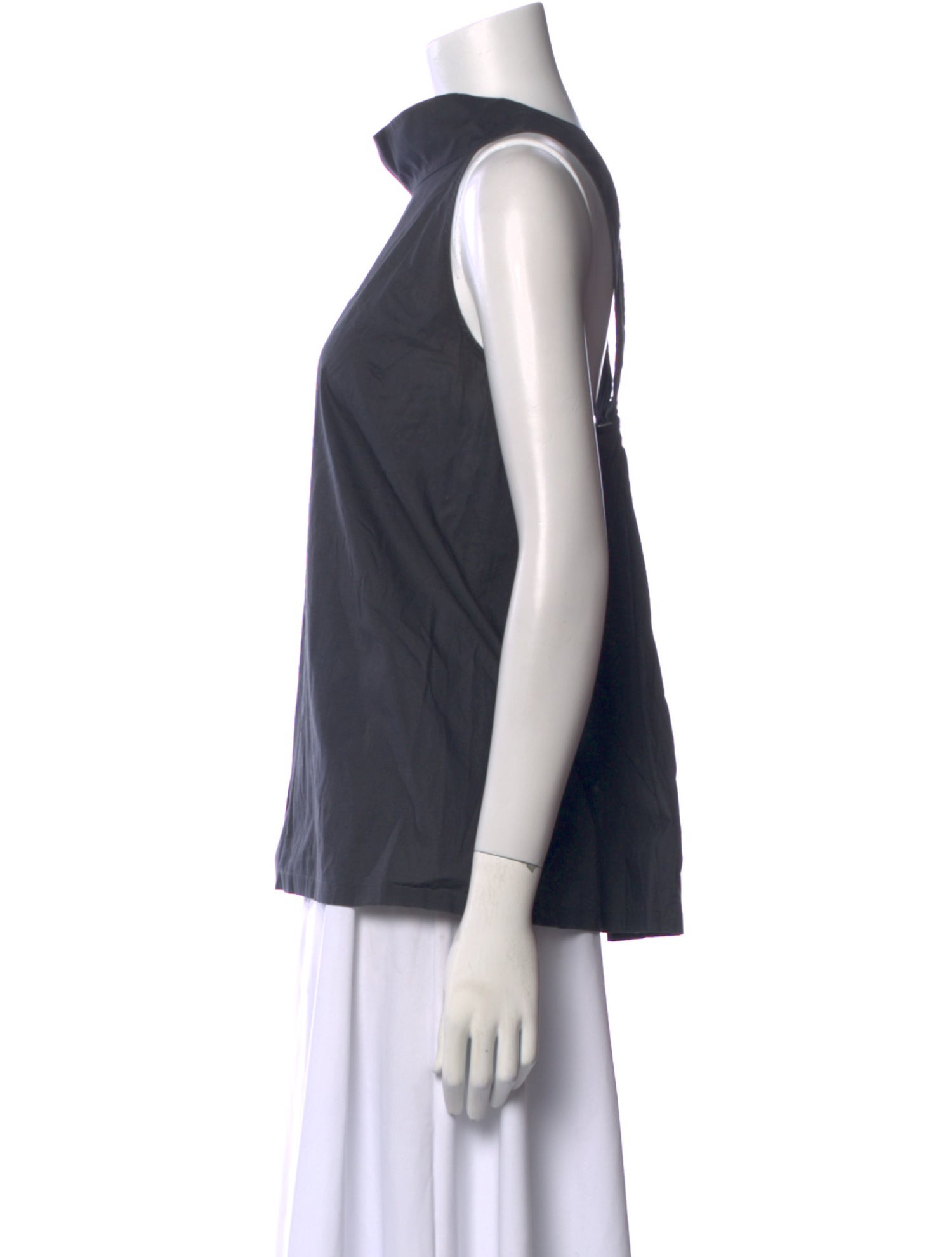 Jil Sander Cowl Neck Sleeveless Top