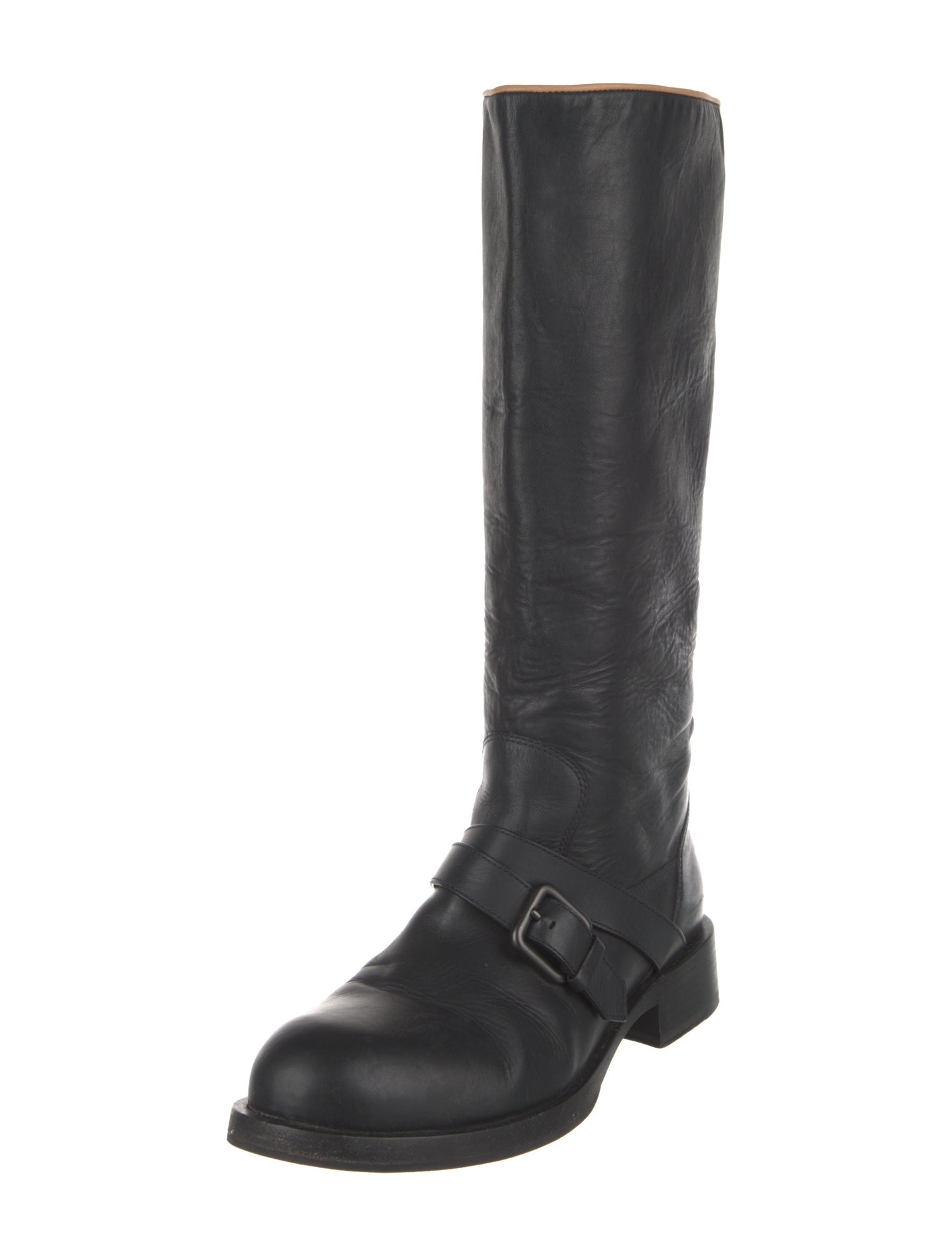 Jil Sander Leather Riding Boots
