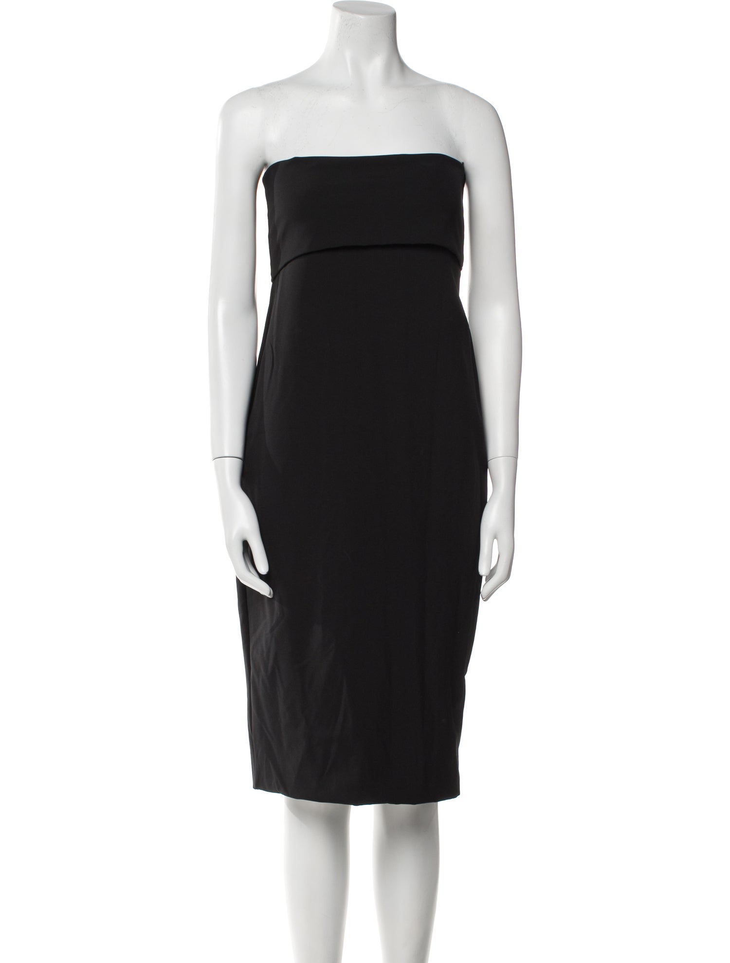 Jil Sander Strapless Mini Dress