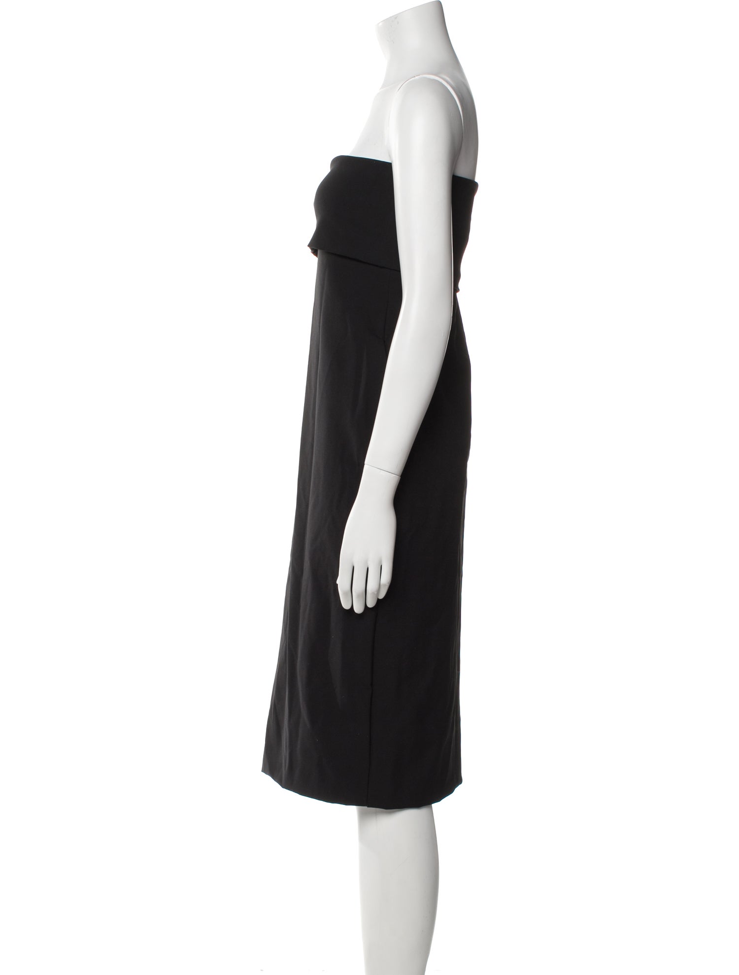 Jil Sander Strapless Mini Dress