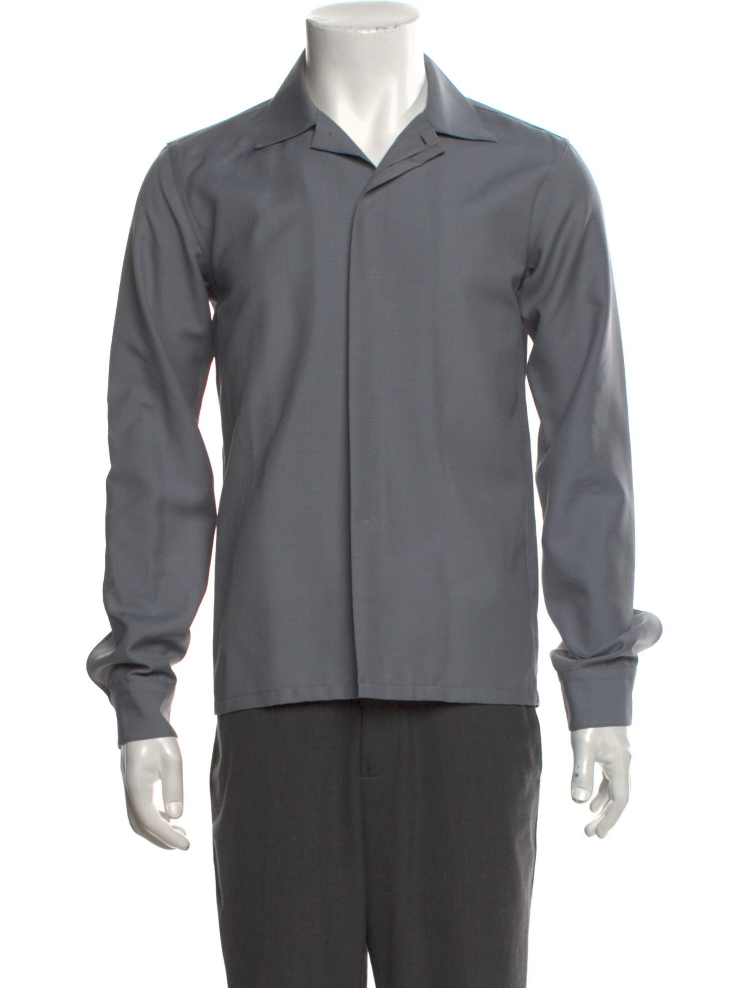 Jil Sander Wool Long Sleeve Shirt