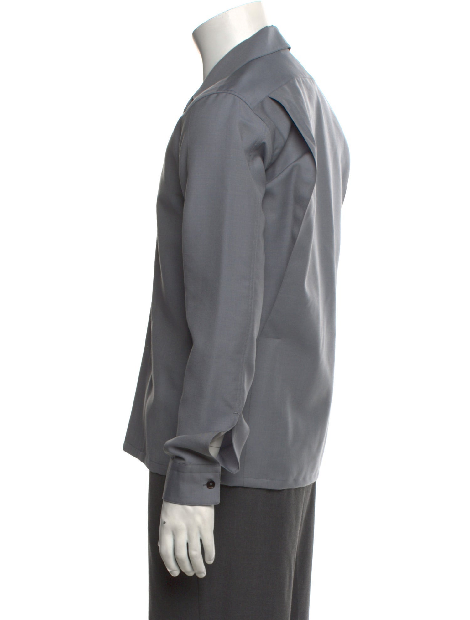 Jil Sander Wool Long Sleeve Shirt