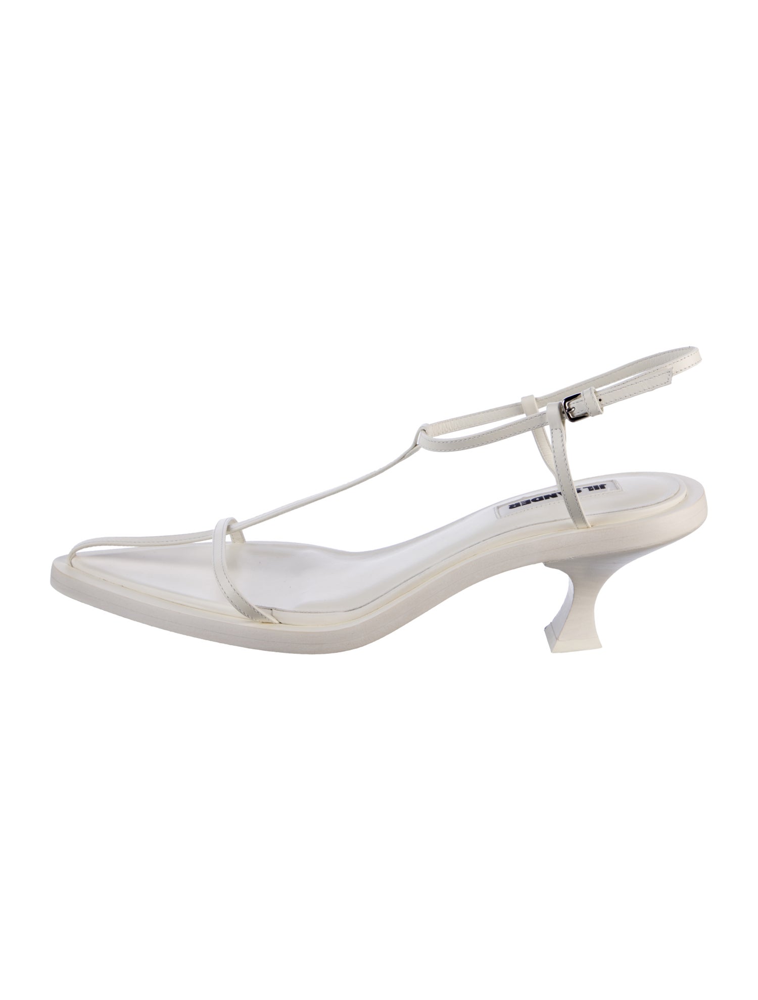 Jil Sander Leather Slingback Sandals