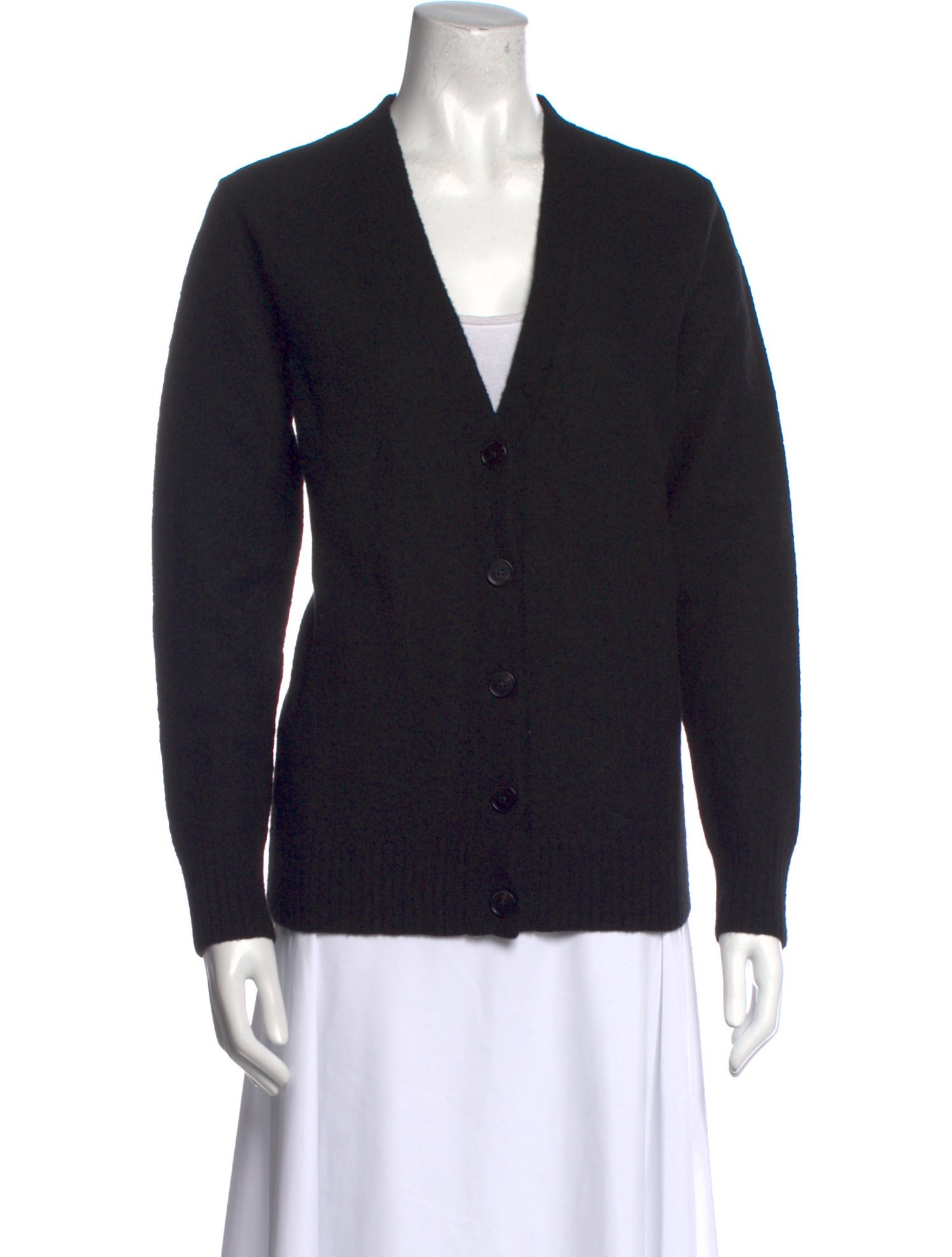 Jil Sander Wool V-Neck Sweater