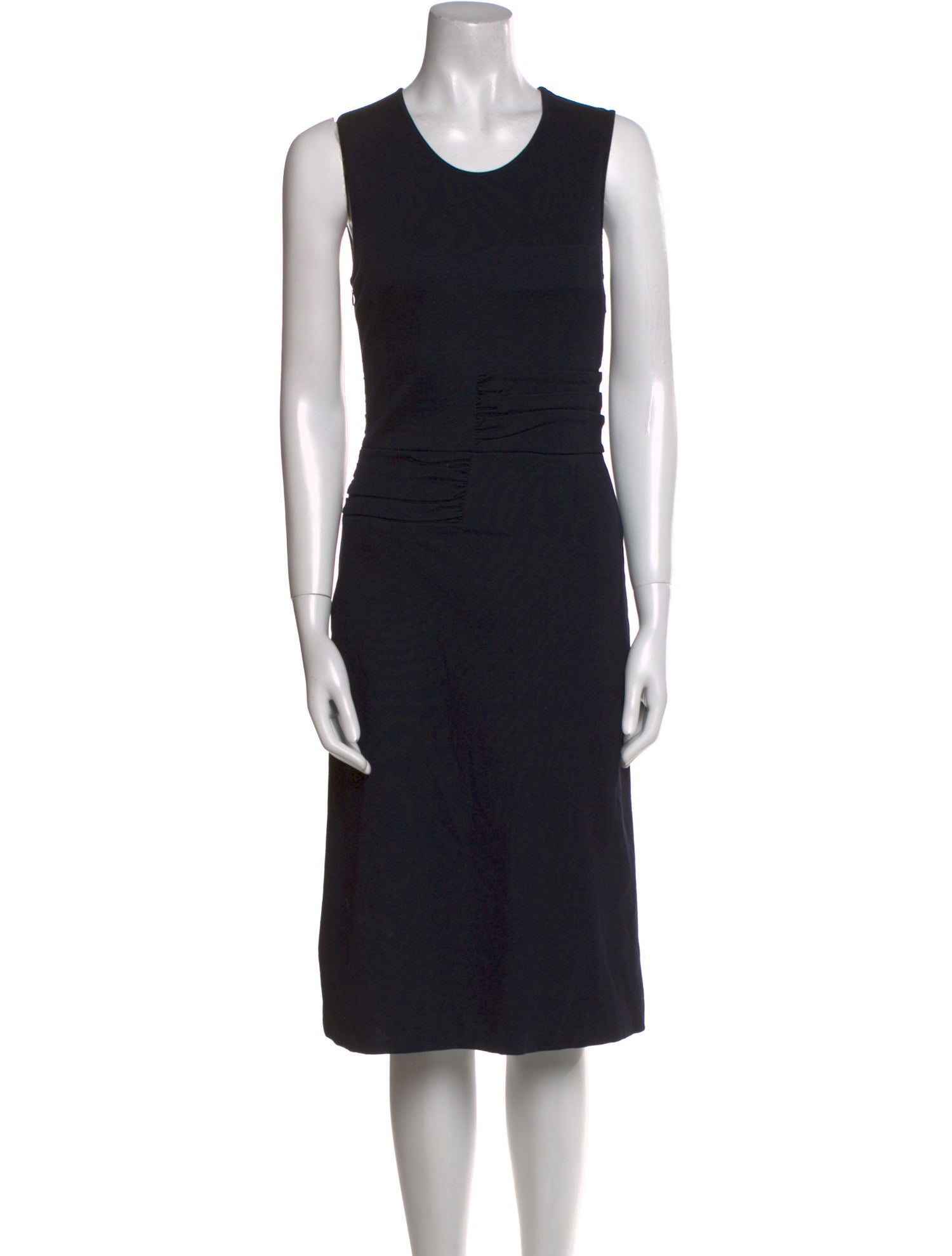 Jil Sander Scoop Neck Knee-Length Dress
