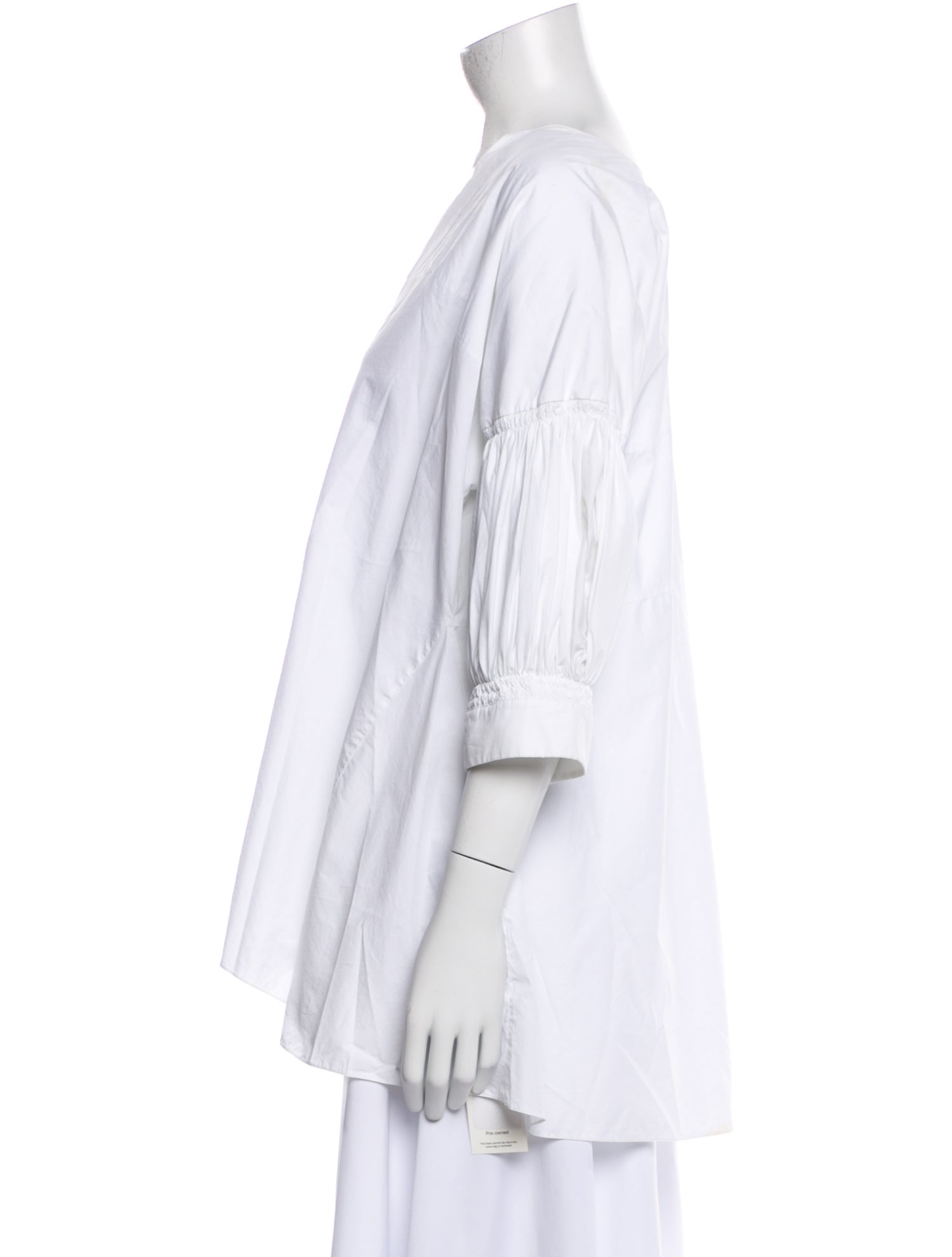 Jil Sander V-Neck Three-Quarter Sleeve Tunic