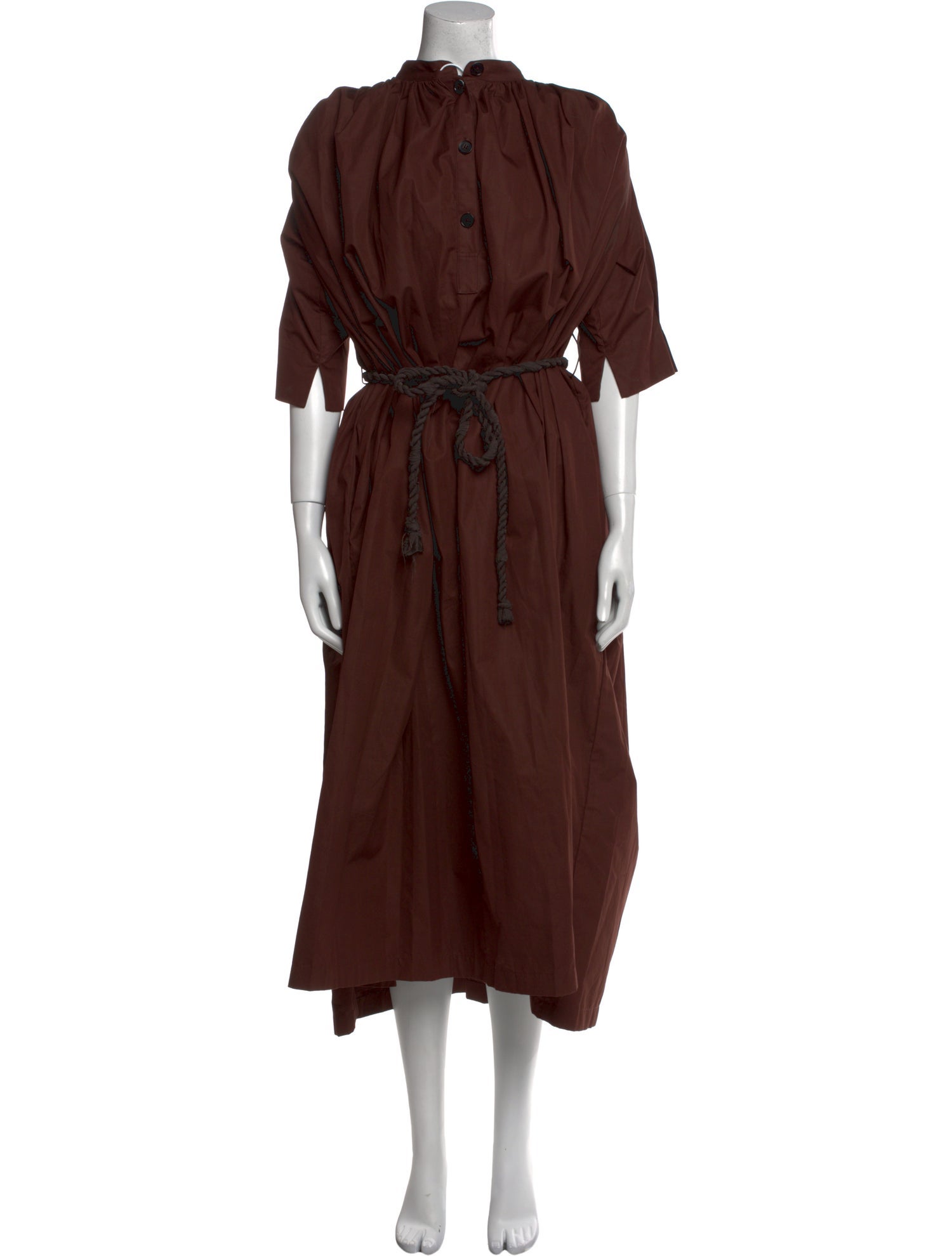 Jil Sander Mock Neck Long Dress