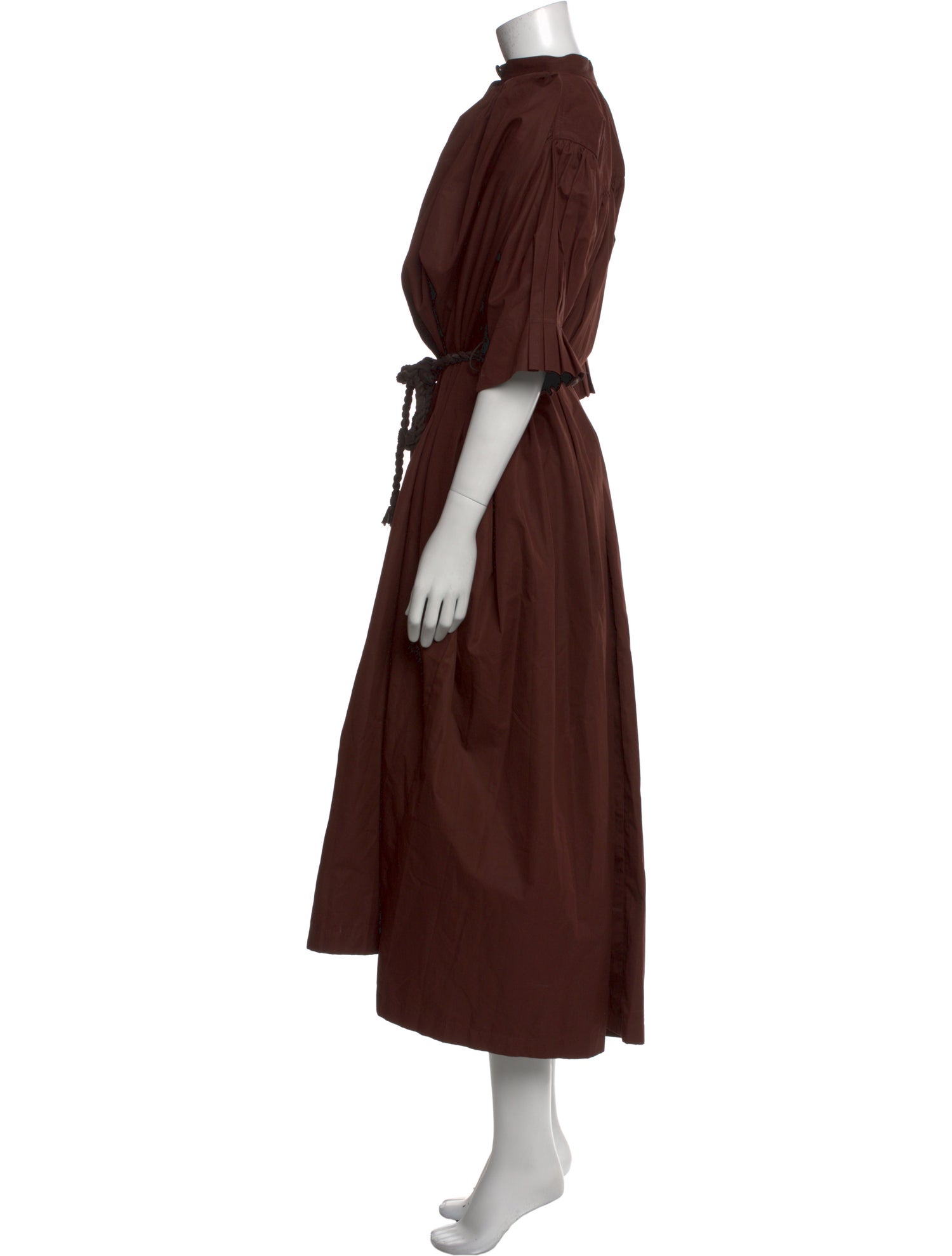 Jil Sander Mock Neck Long Dress
