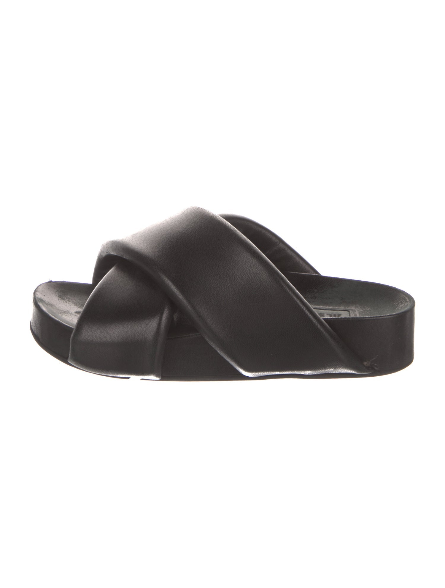 Jil Sander Leather Slides