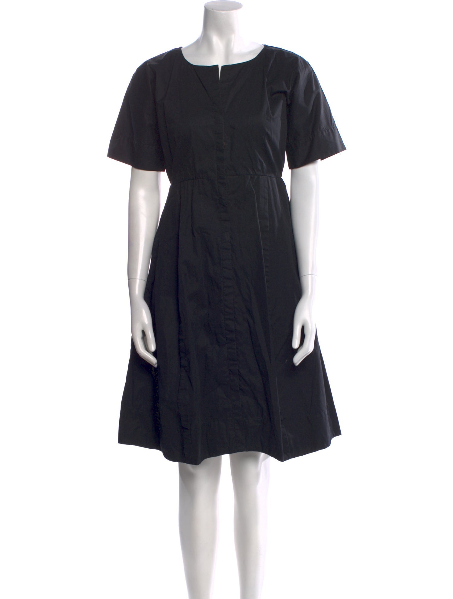 Jil Sander Bateau Neckline Knee-Length Dress