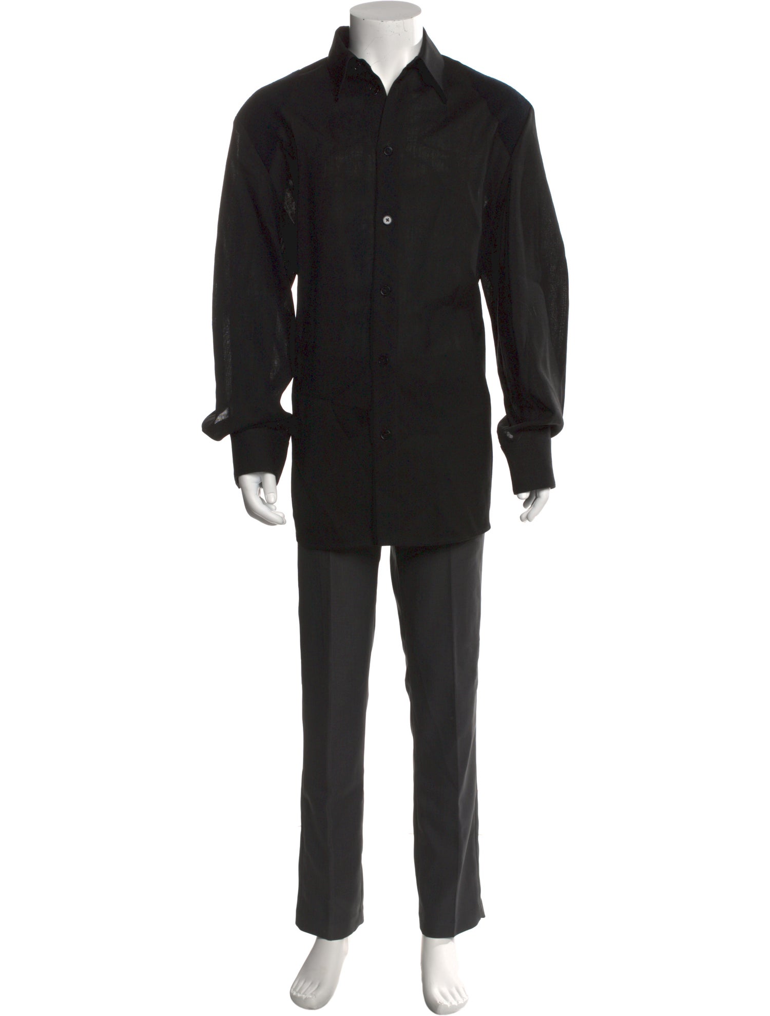 Jil Sander Virgin Wool Long Sleeve Shirt