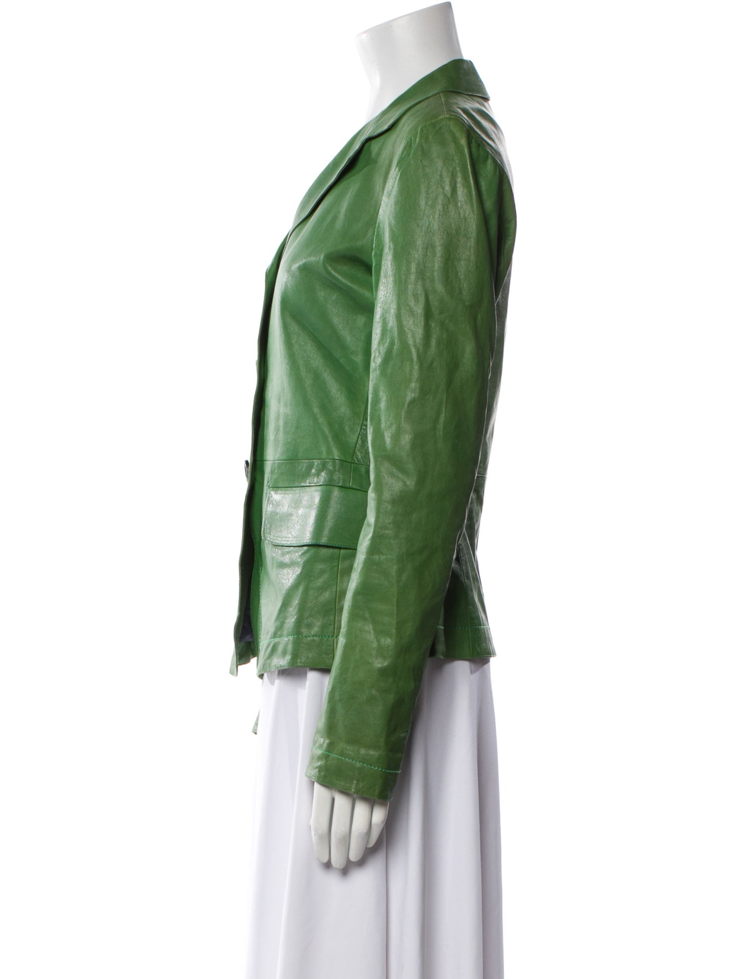 Jil Sander 2012 Leather Blazer