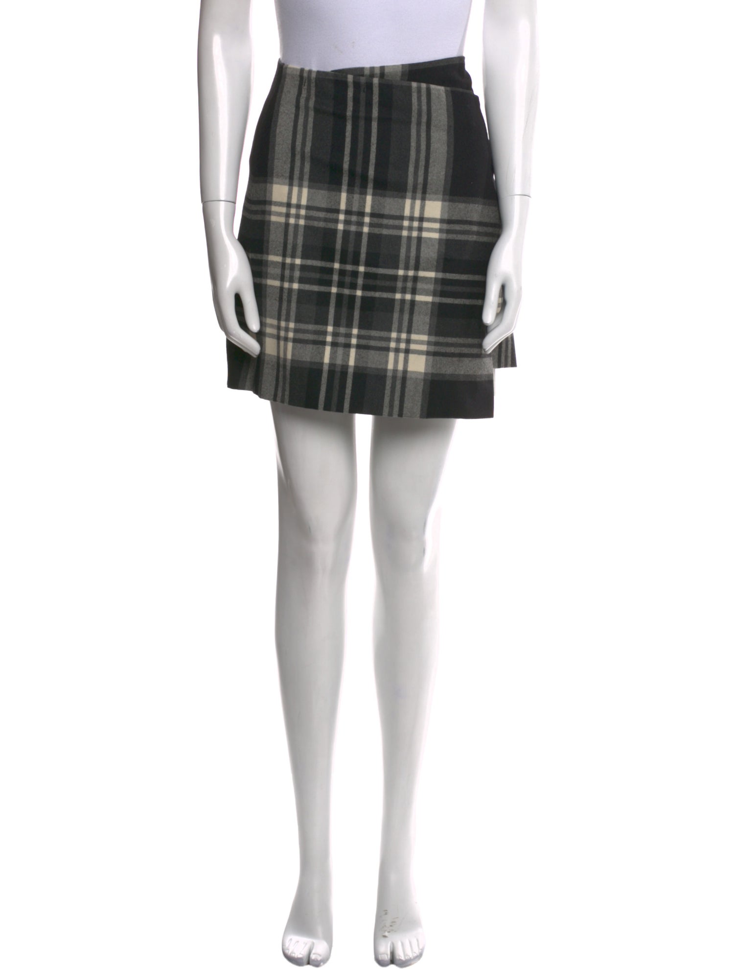Jil Sander Wool Mini Skirt
