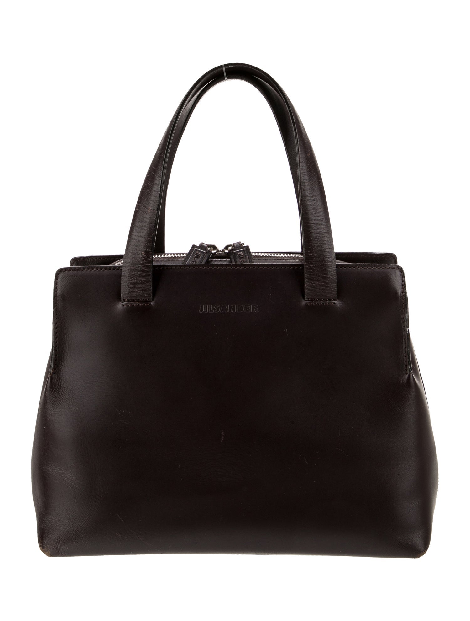 Jil Sander Leather Top Handle Bag