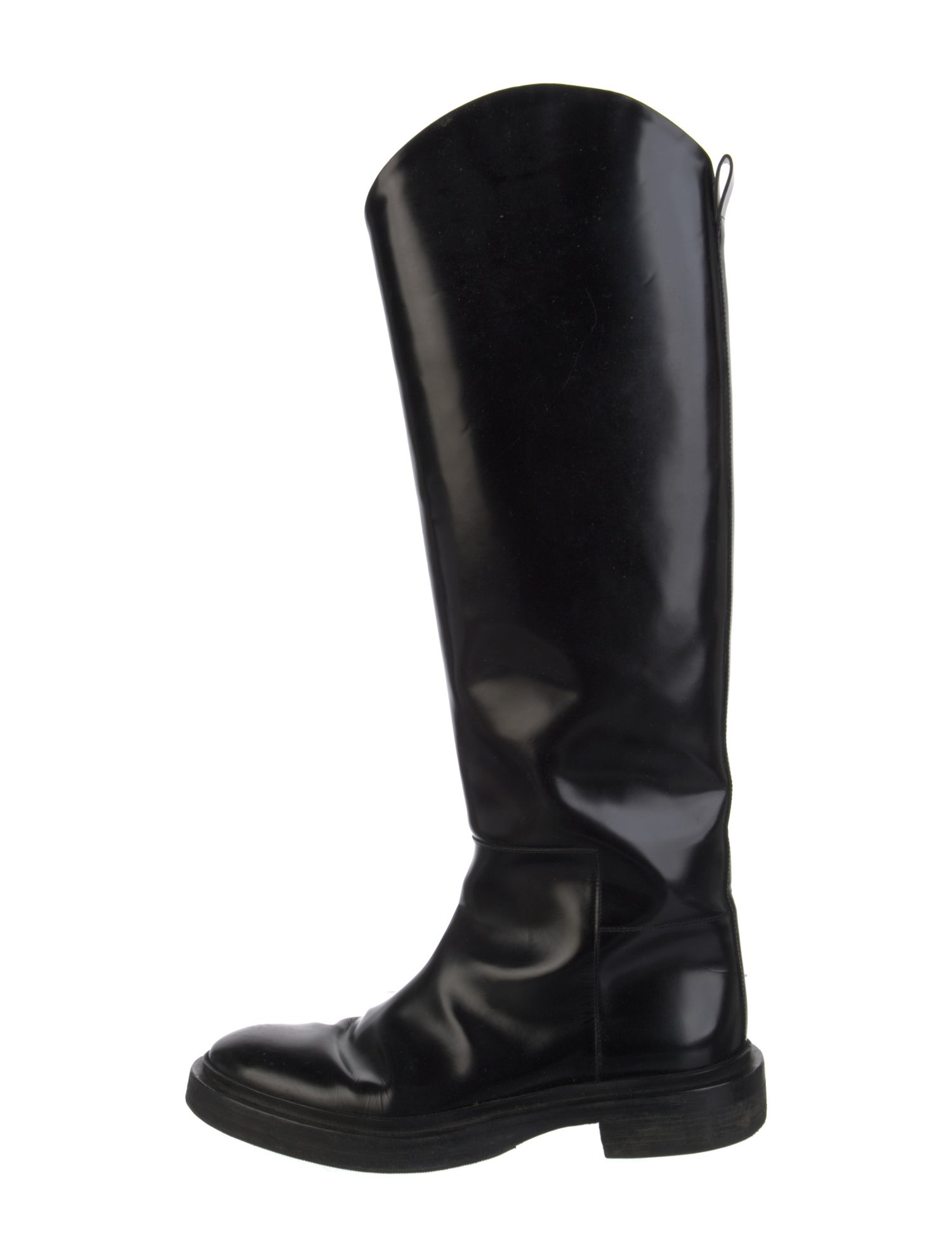 Jil Sander Leather Riding Boots