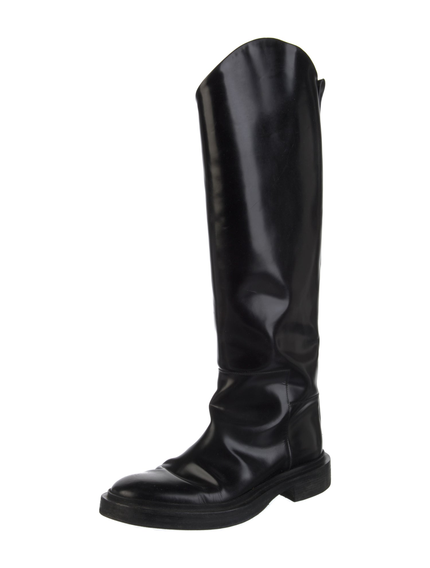Jil Sander Leather Riding Boots