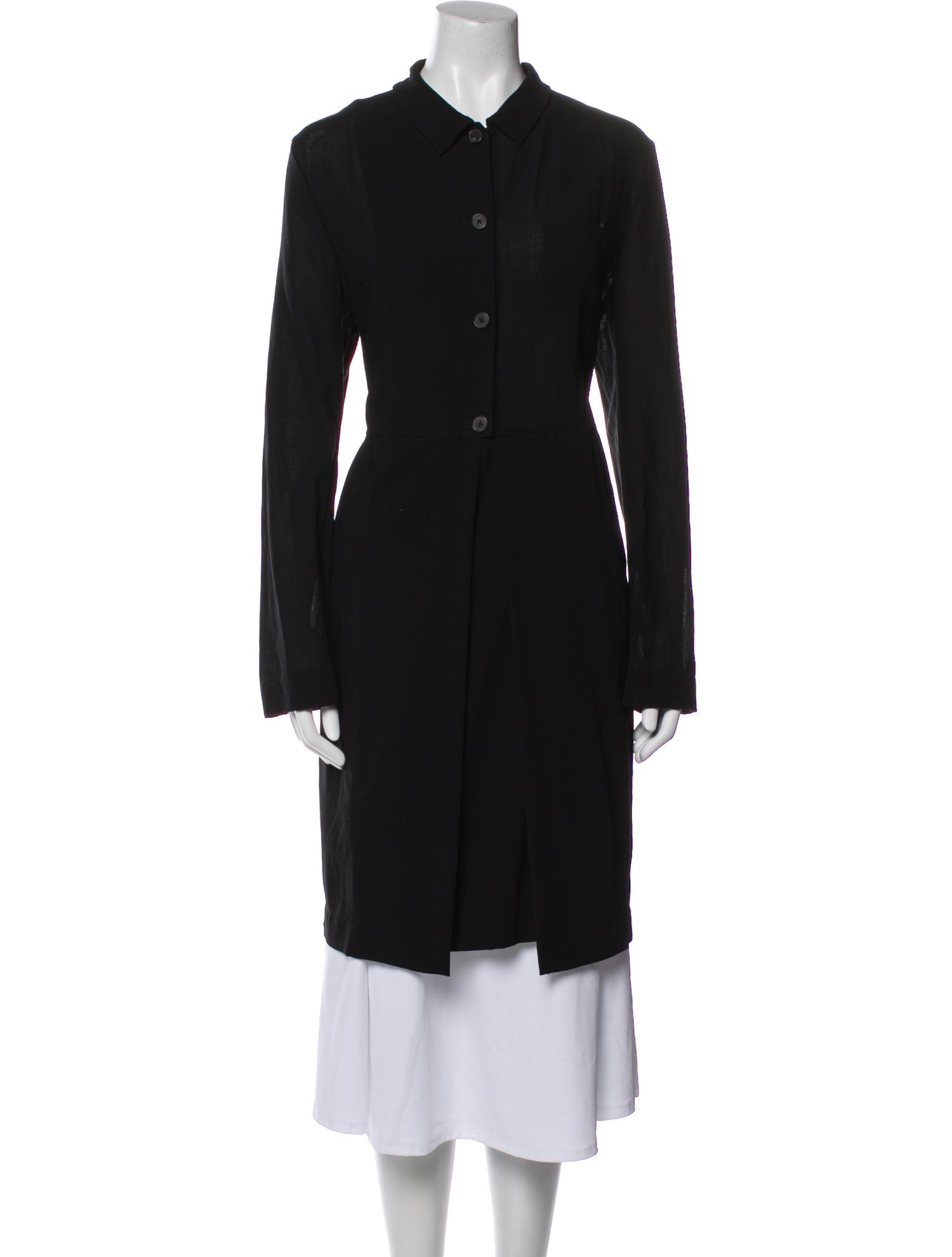 Jil Sander Virgin Wool Trench Coat