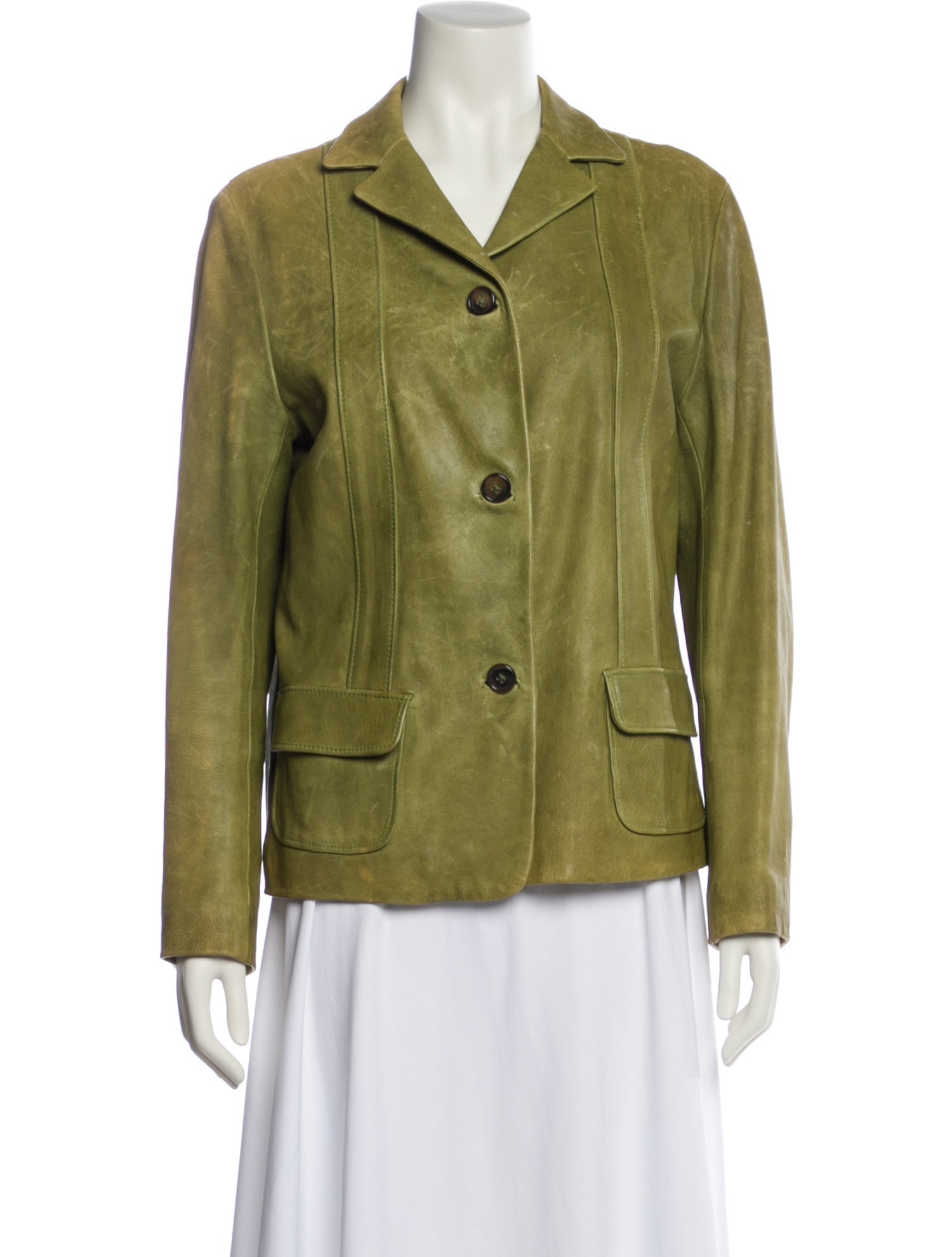 Jil Sander Leather Blazer