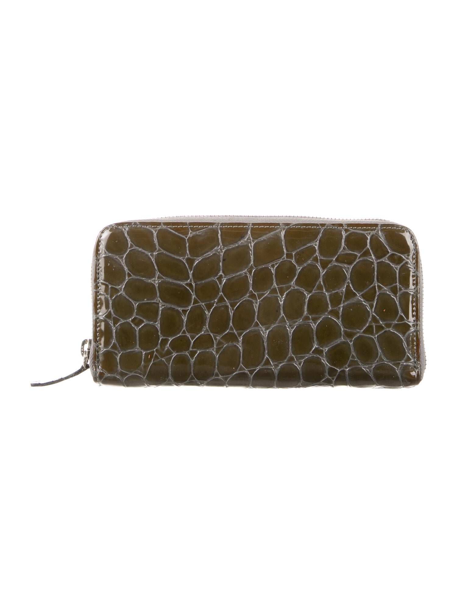 Jil Sander Embossed Leather Continental Wallet