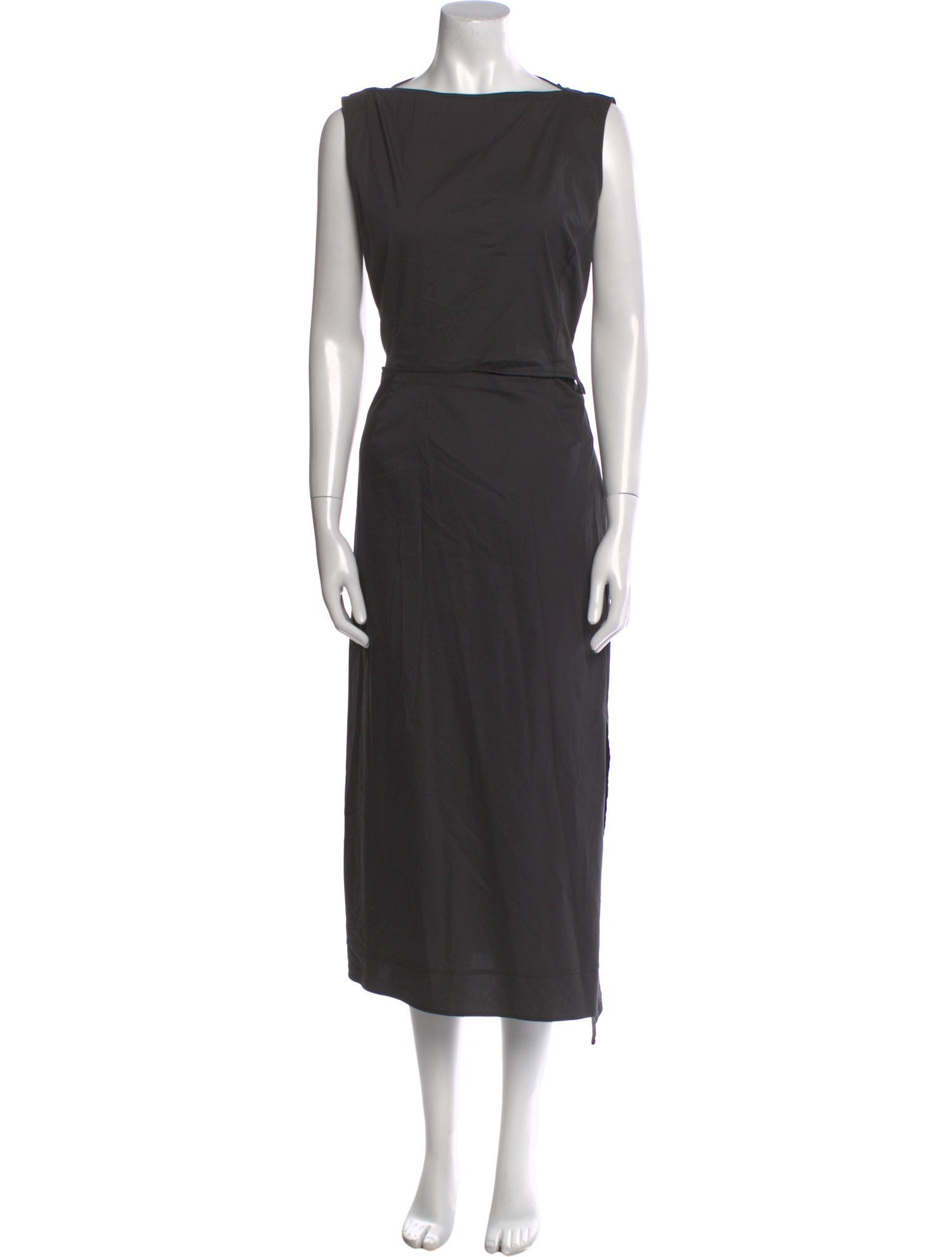 Jil Sander Bateau Neckline Long Dress