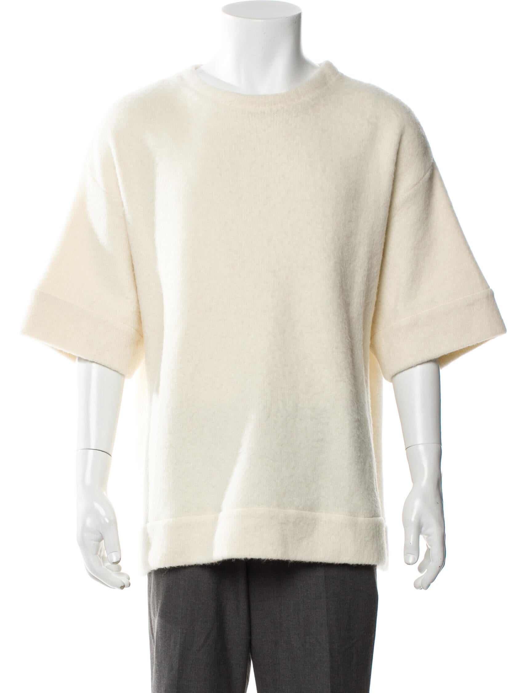 Jil Sander Alpaca Crew Neck T-Shirt