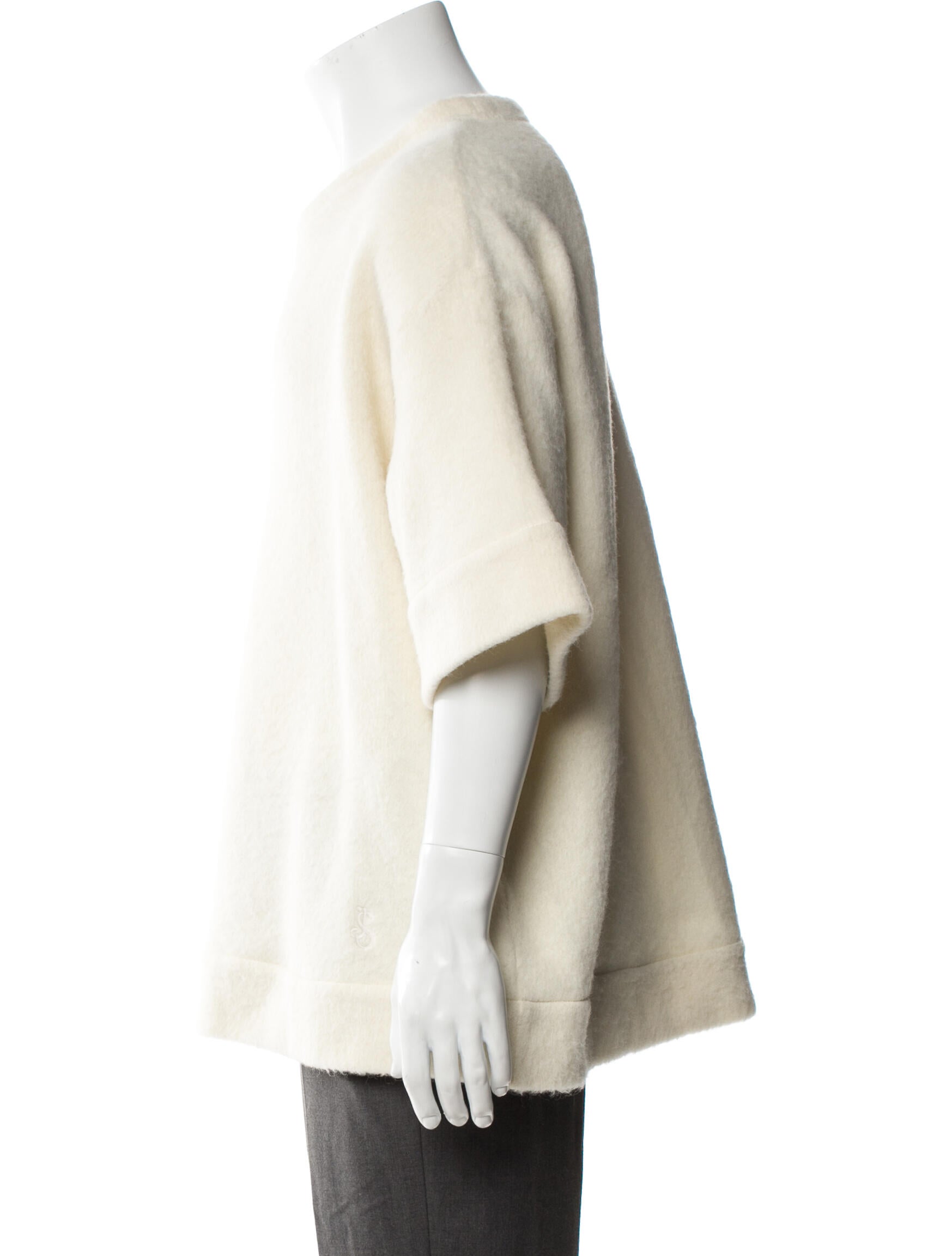 Jil Sander Alpaca Crew Neck T-Shirt