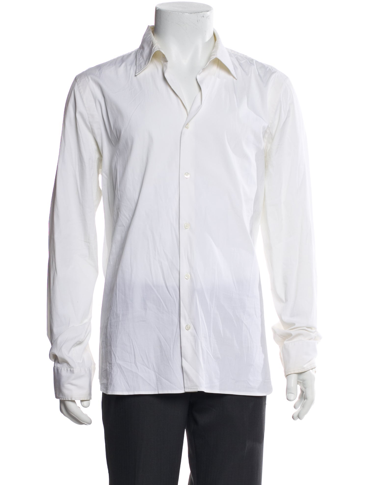 Jil Sander Striped Long Sleeve Dress Shirt