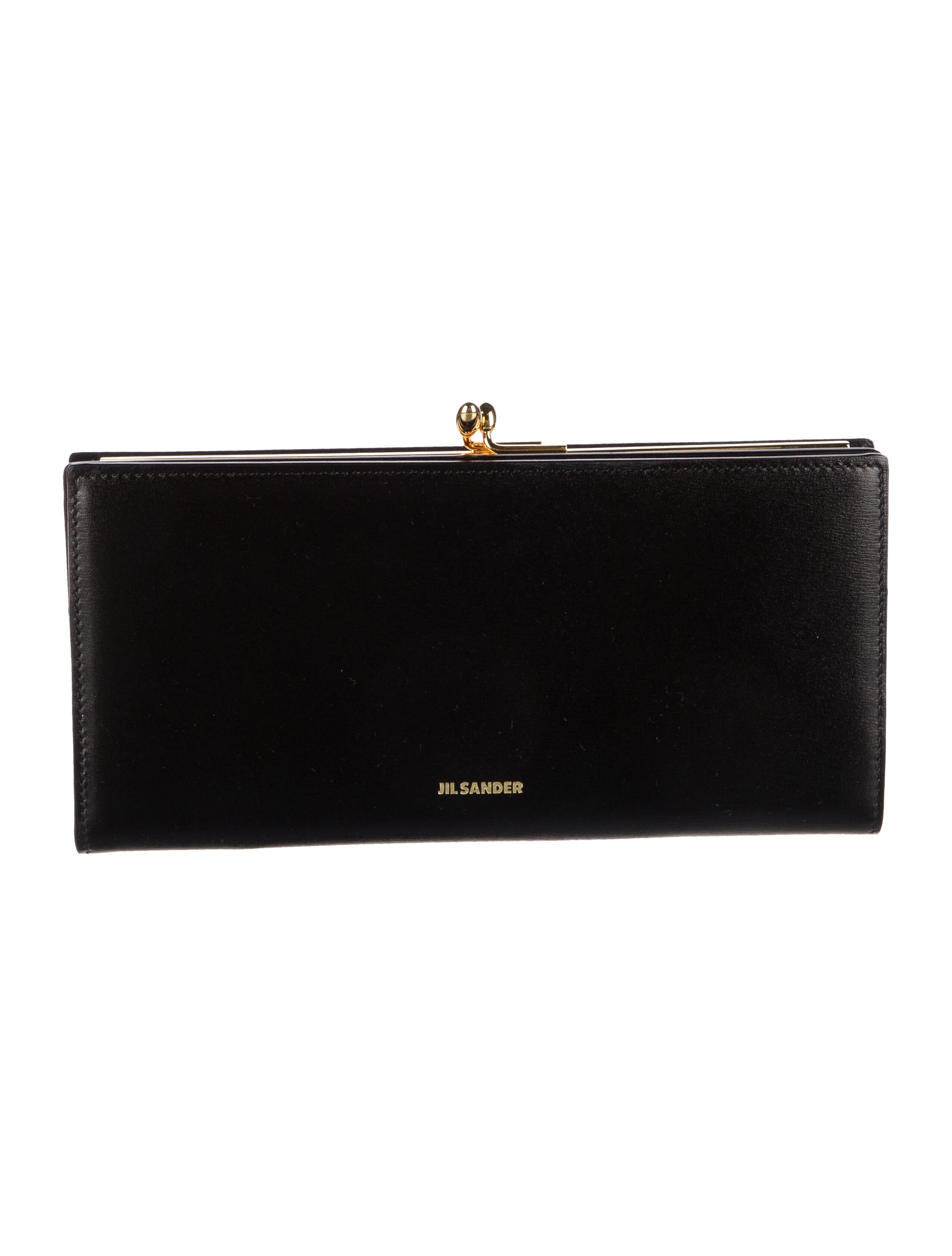 Jil Sander Leather Graphic Print Wallet