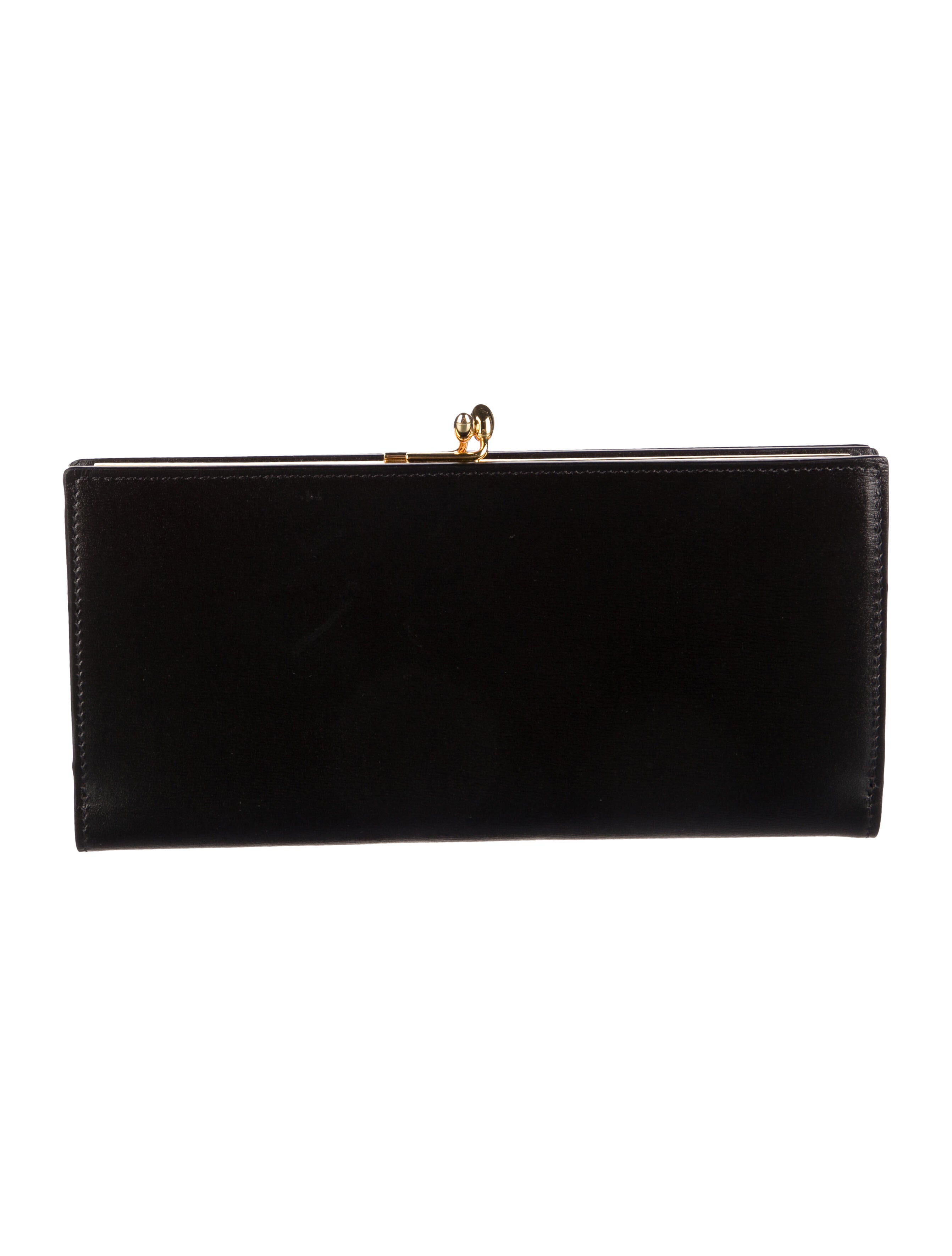Jil Sander Leather Graphic Print Wallet