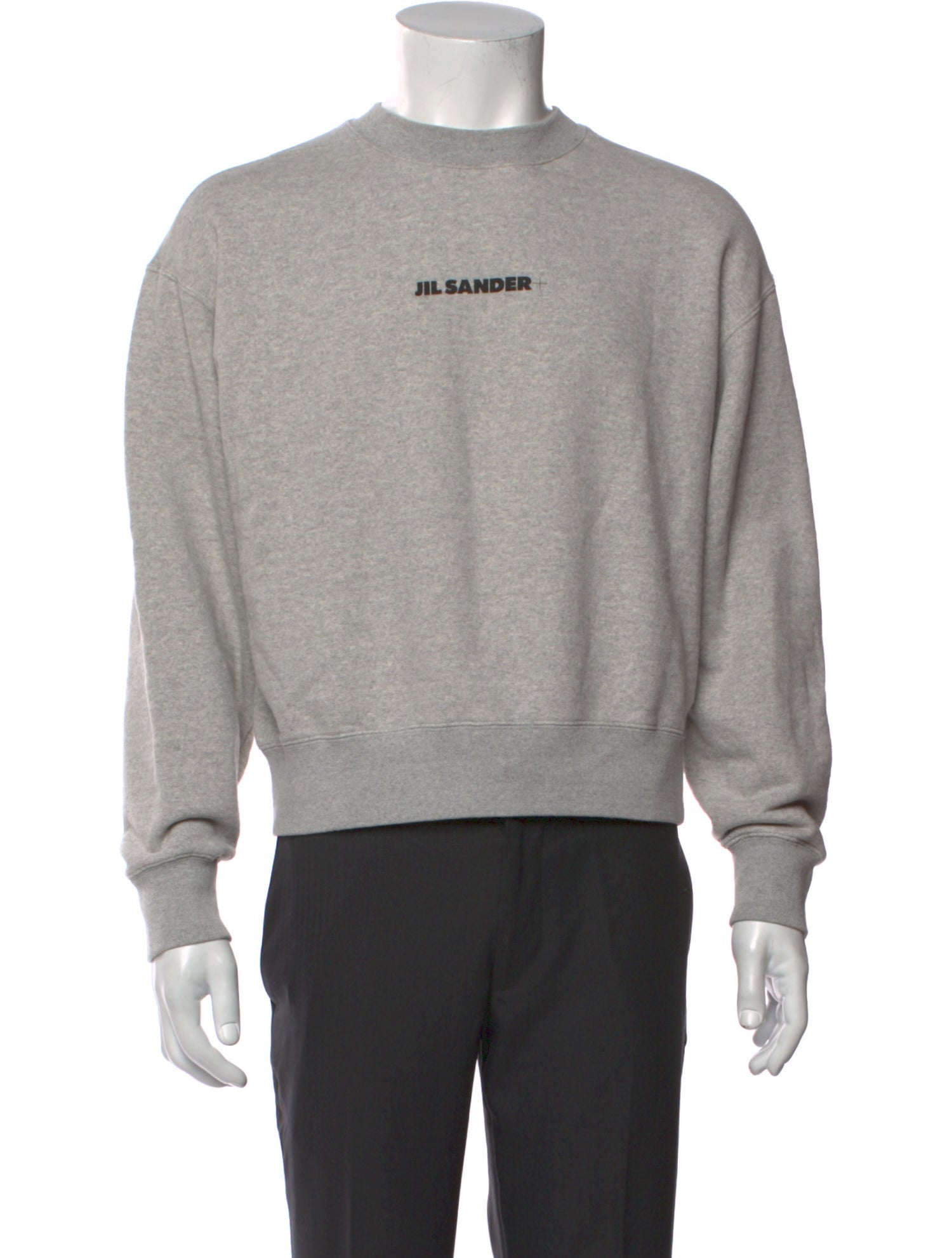 Jil Sander Graphic Print Crew Neck Sweatshirt