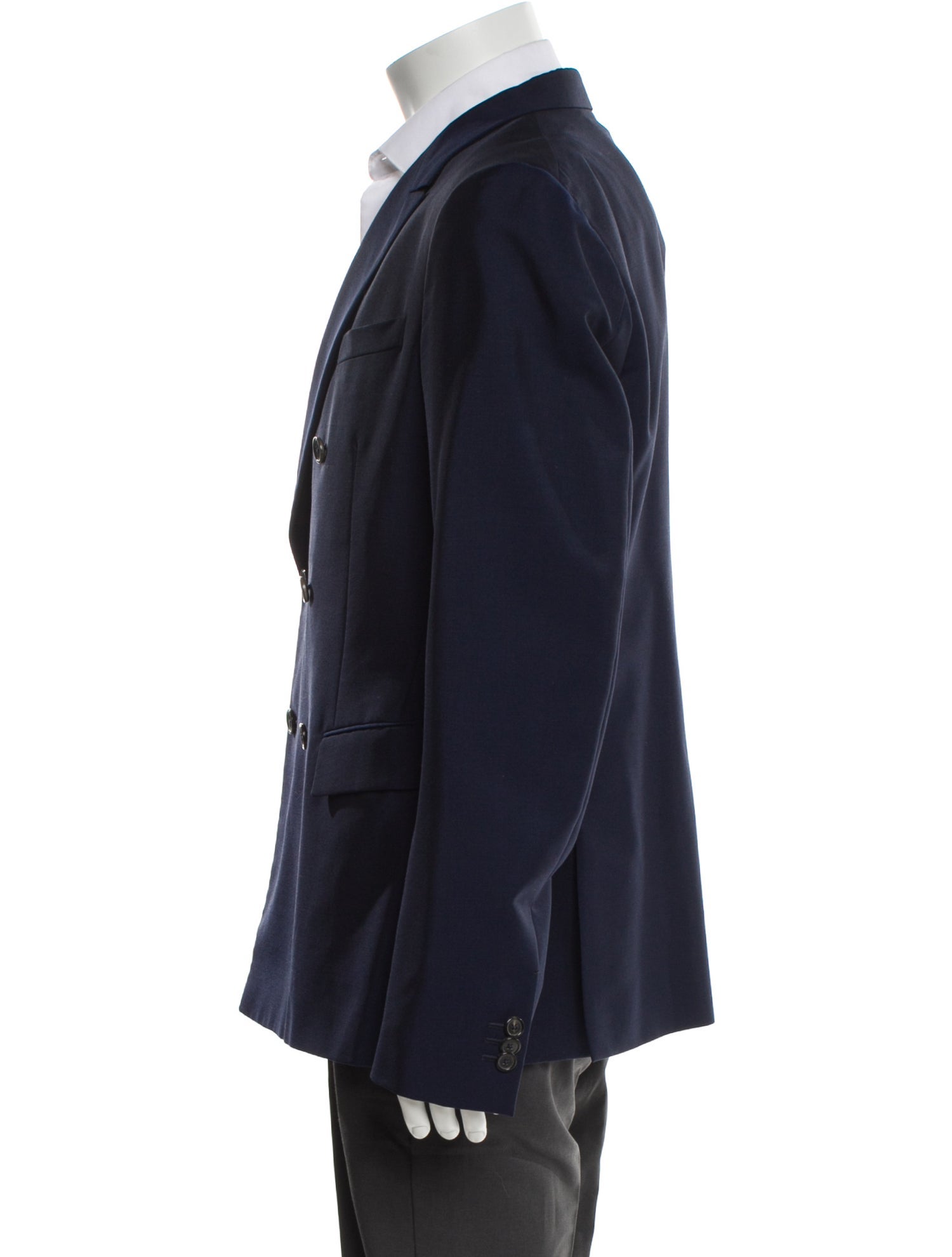 Jil Sander Wool Embroidered Accent Blazer