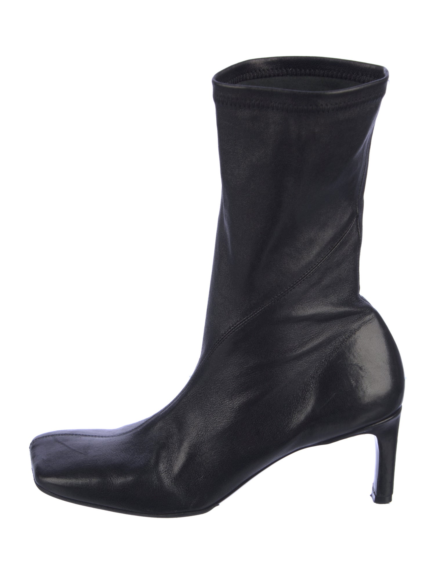 Jil Sander Leather Sock Boots