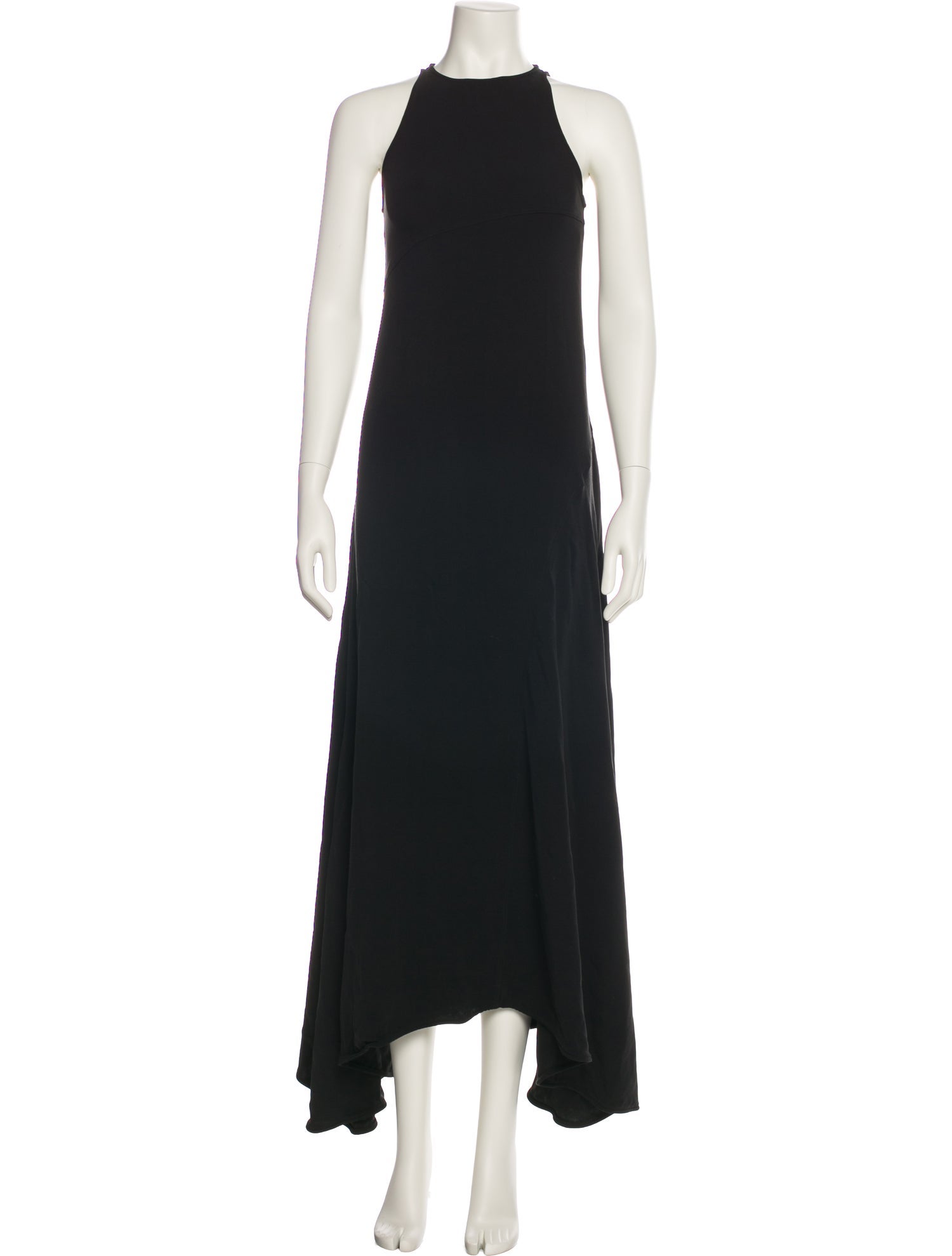 Jil Sander Crew Neck Long Dress