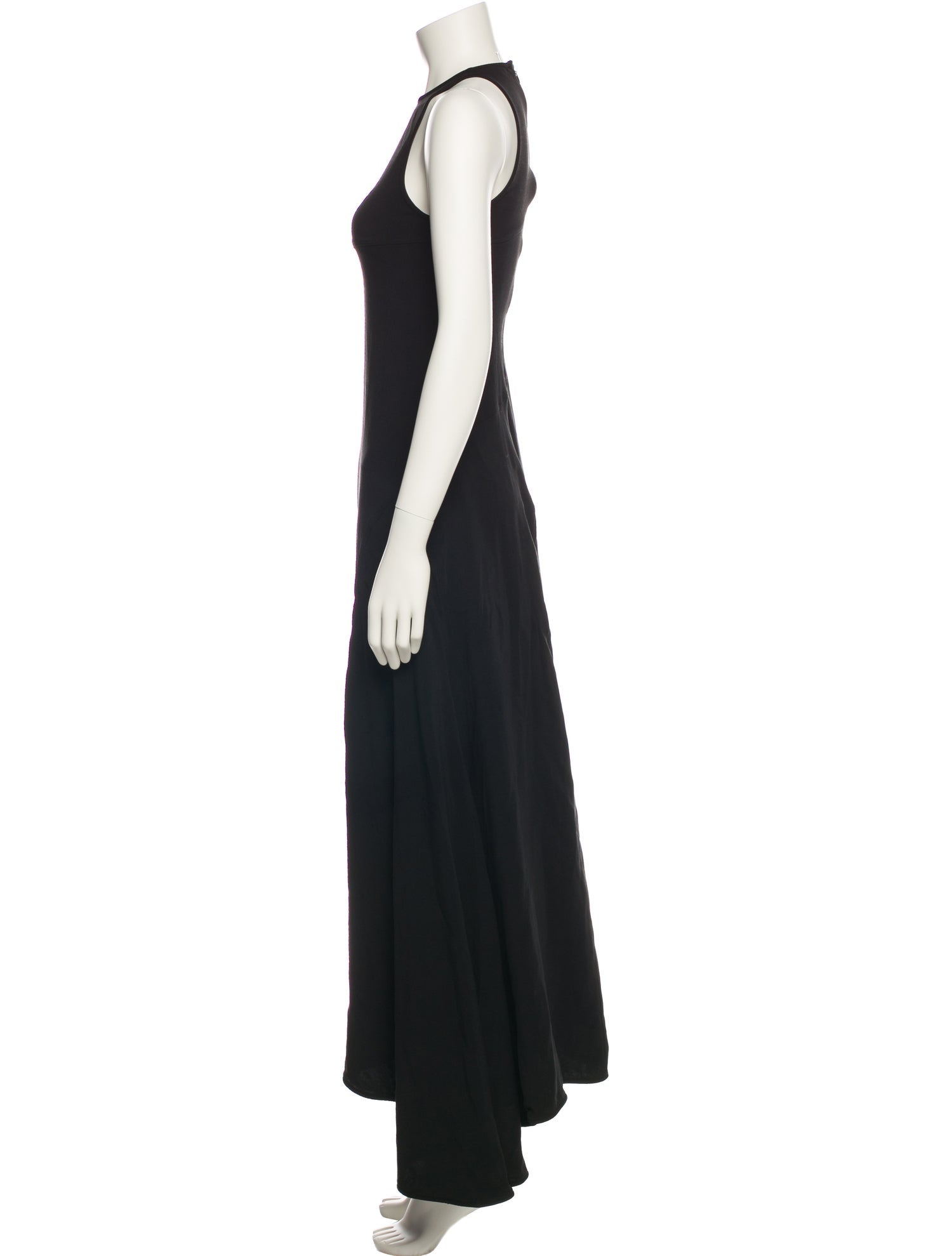 Jil Sander Crew Neck Long Dress
