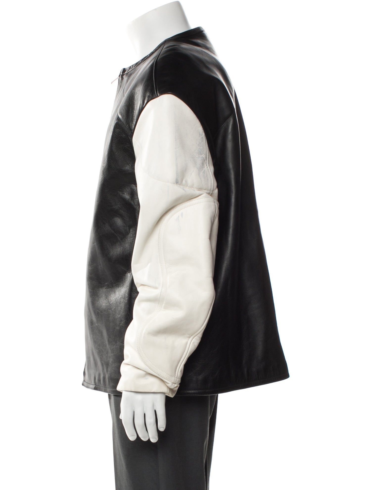 Jil Sander Calf Leather Moto Jacket