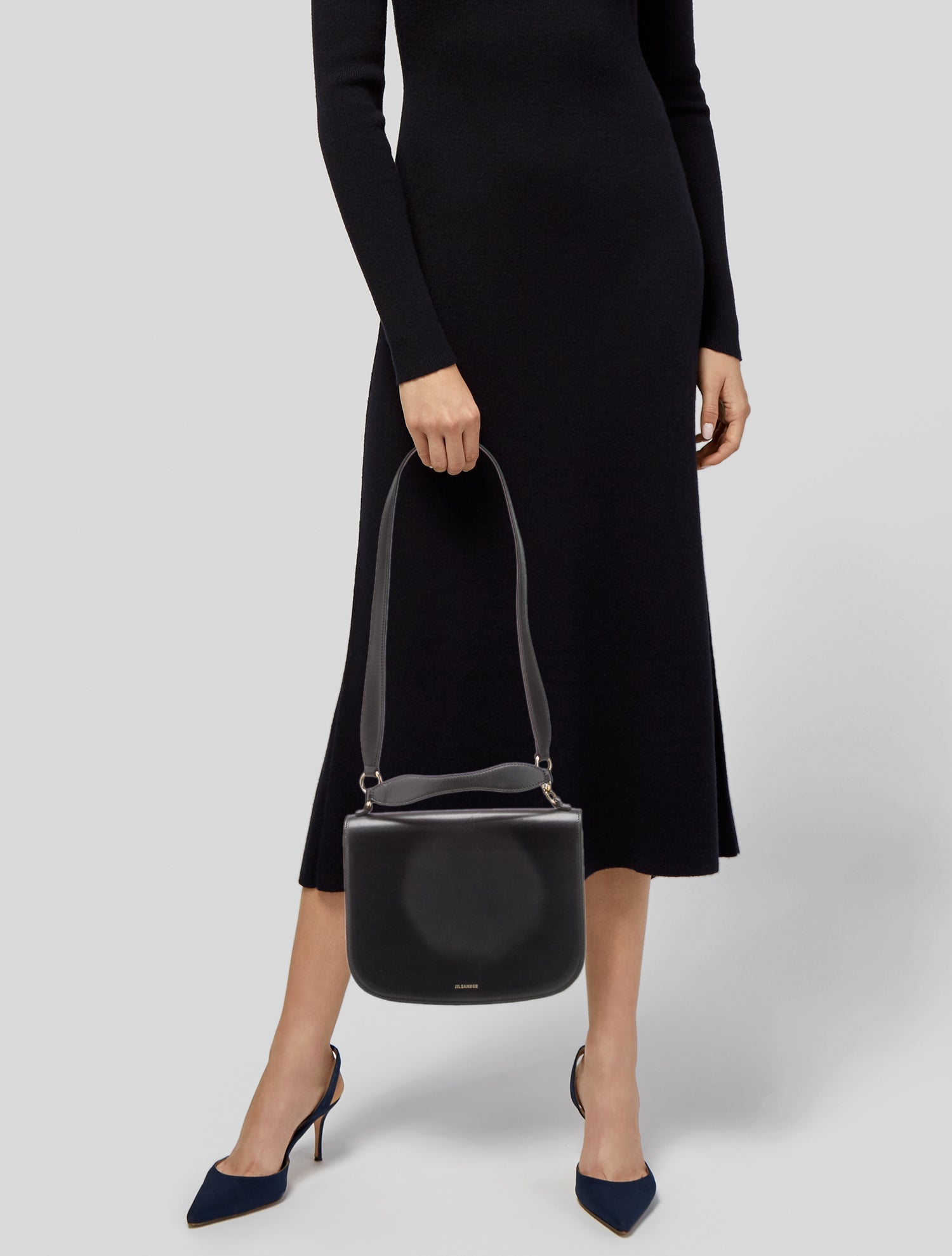 Jil Sander Leather Shoulder Bag