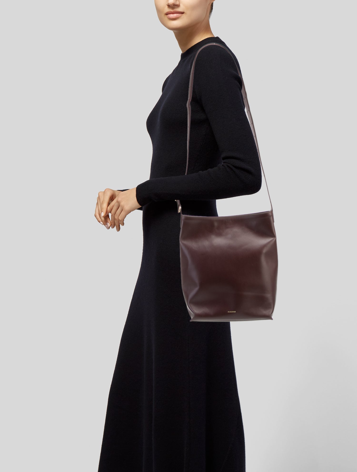 Jil Sander Leather Shoulder Bag