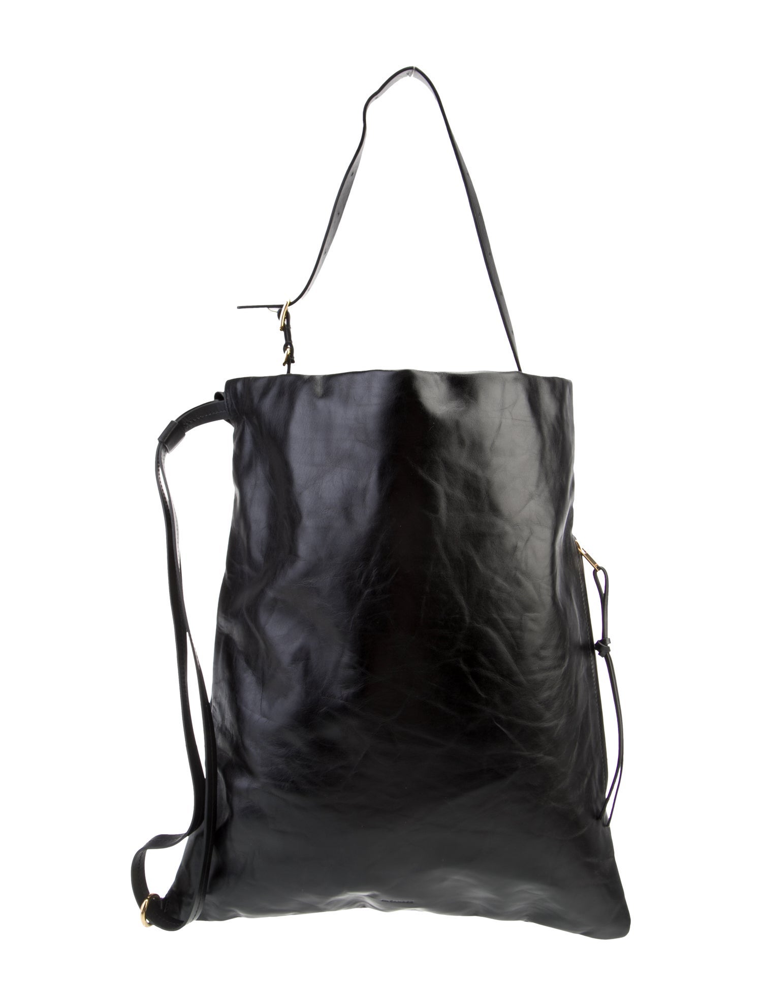 Jil Sander Leather Bucket Bag