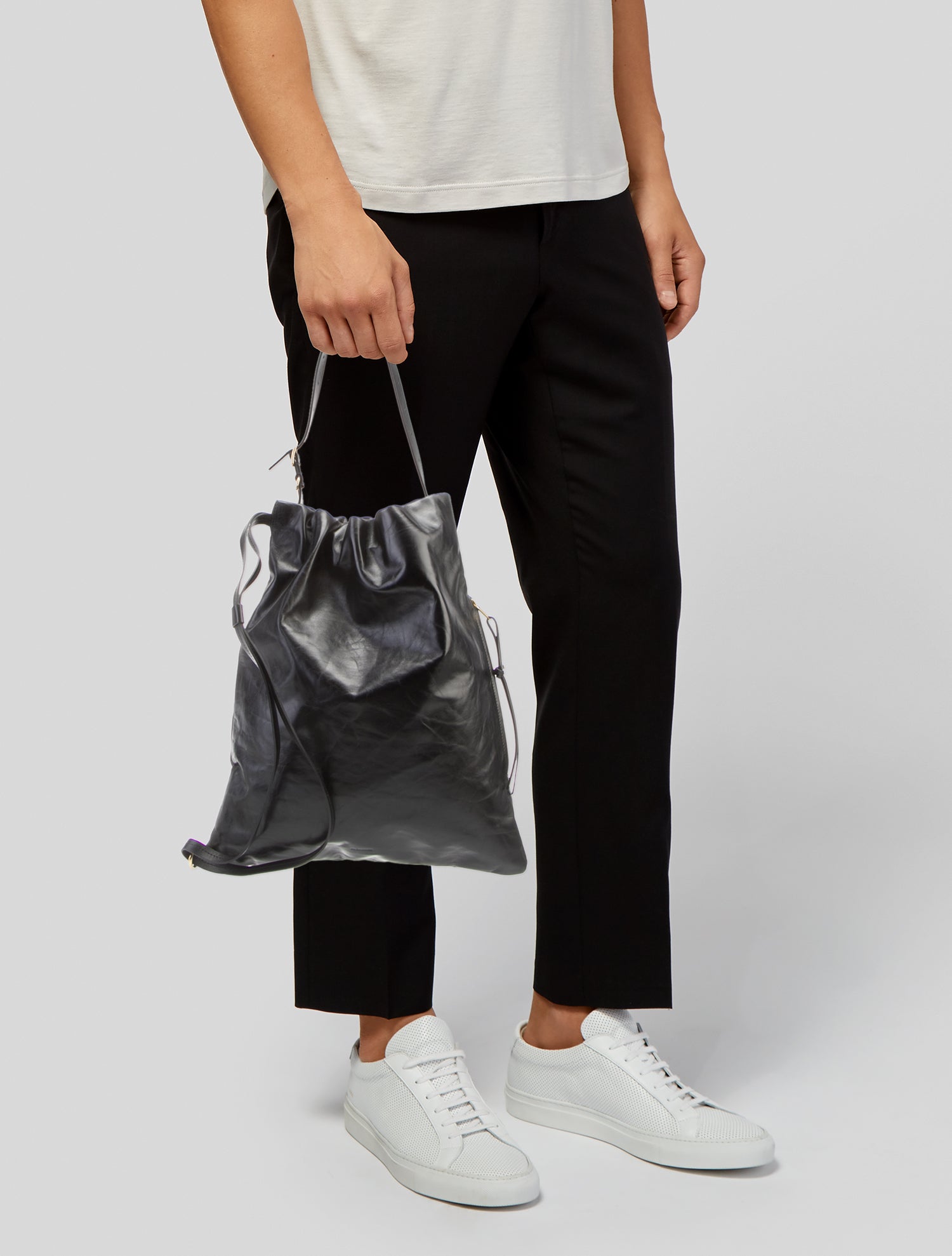 Jil Sander Leather Bucket Bag