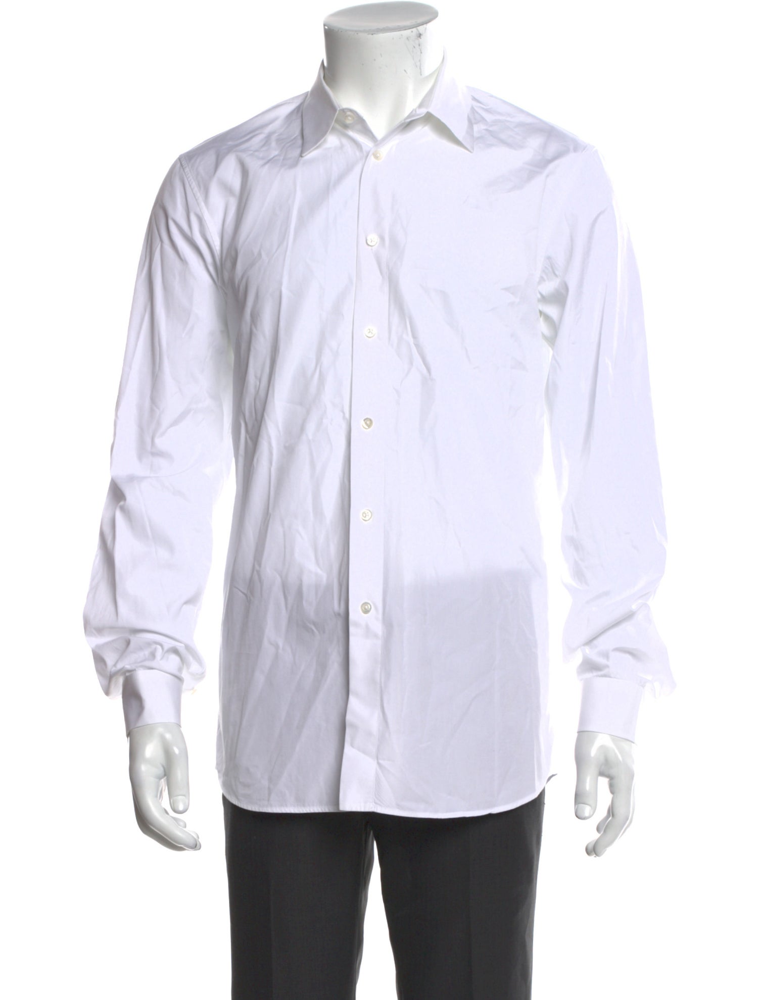 Jil Sander Striped Long Sleeve Dress Shirt