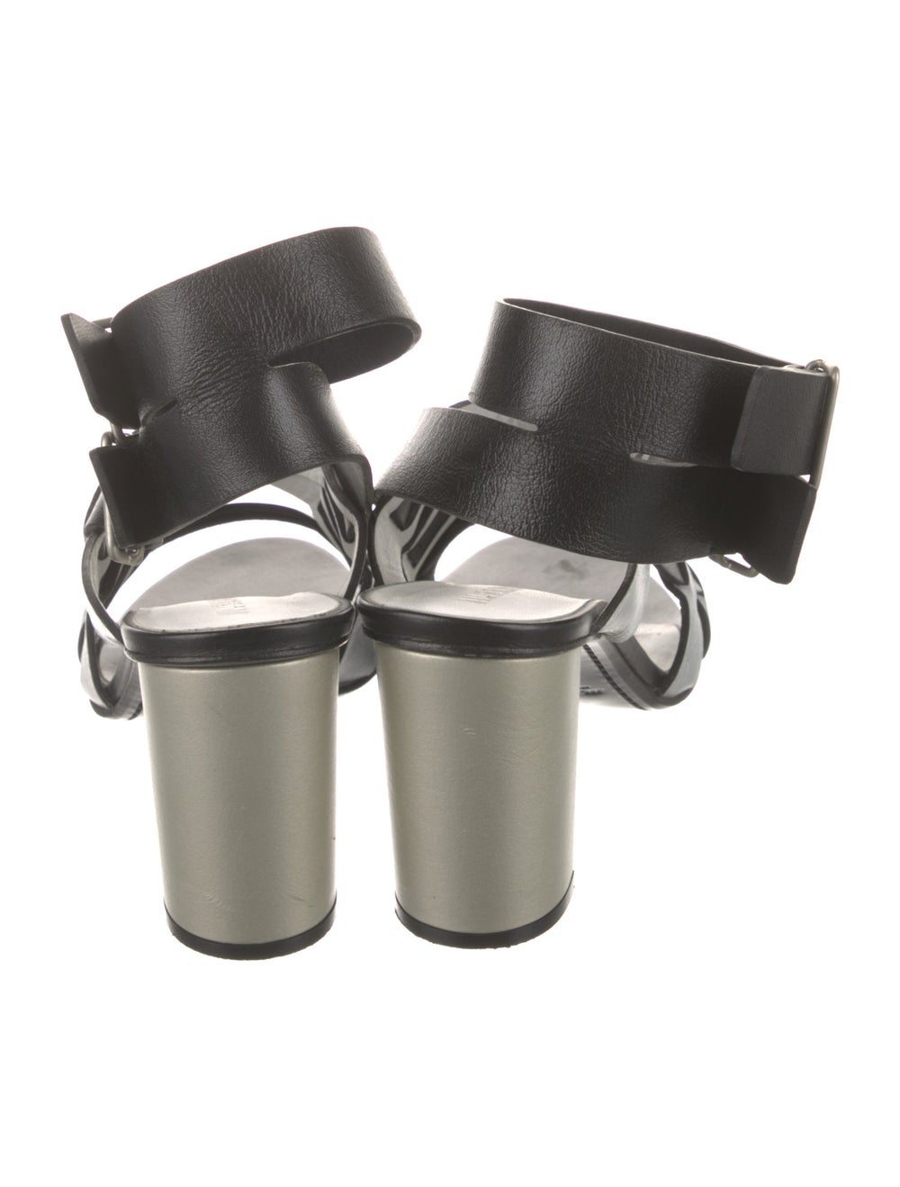 Jil Sander Leather Colorblock Pattern Gladiator S… - image 4