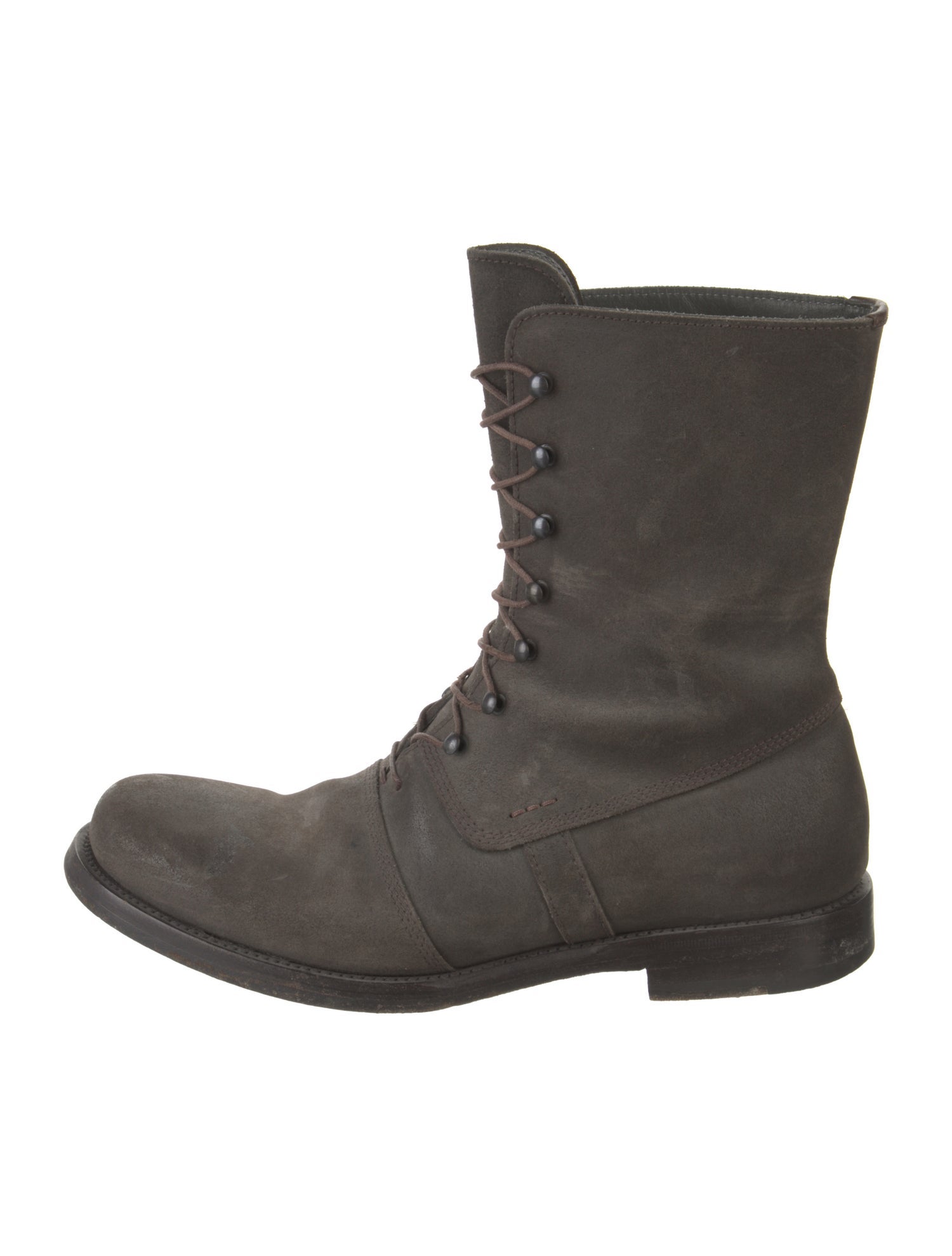 Jil Sander Leather Combat Boots