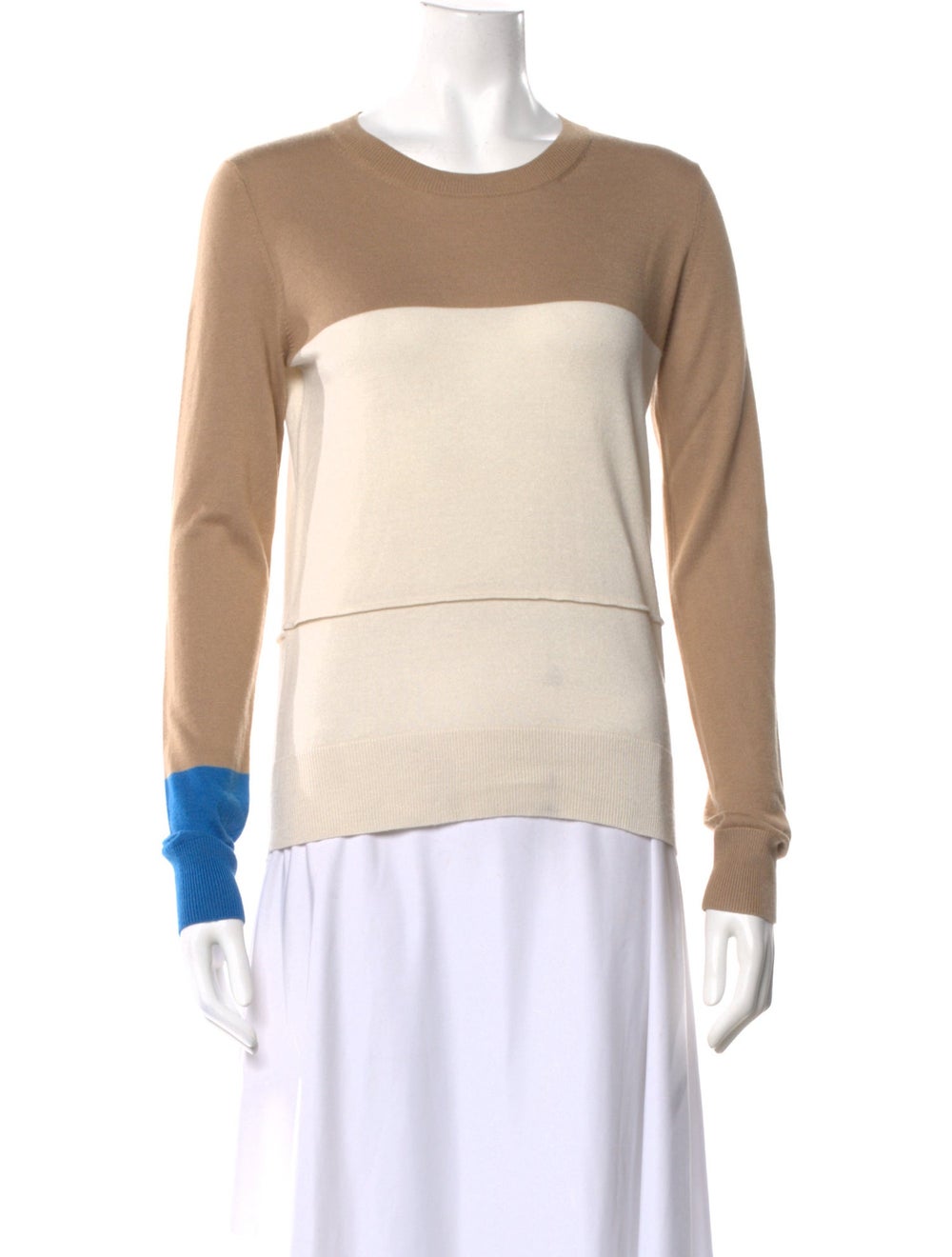 Jil Sander Silk Colorblock Pattern Sweatshirt - image 1