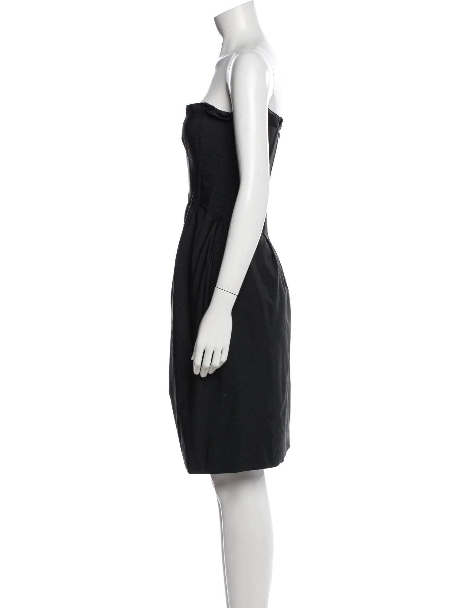 Jil Sander Strapless Mini Dress