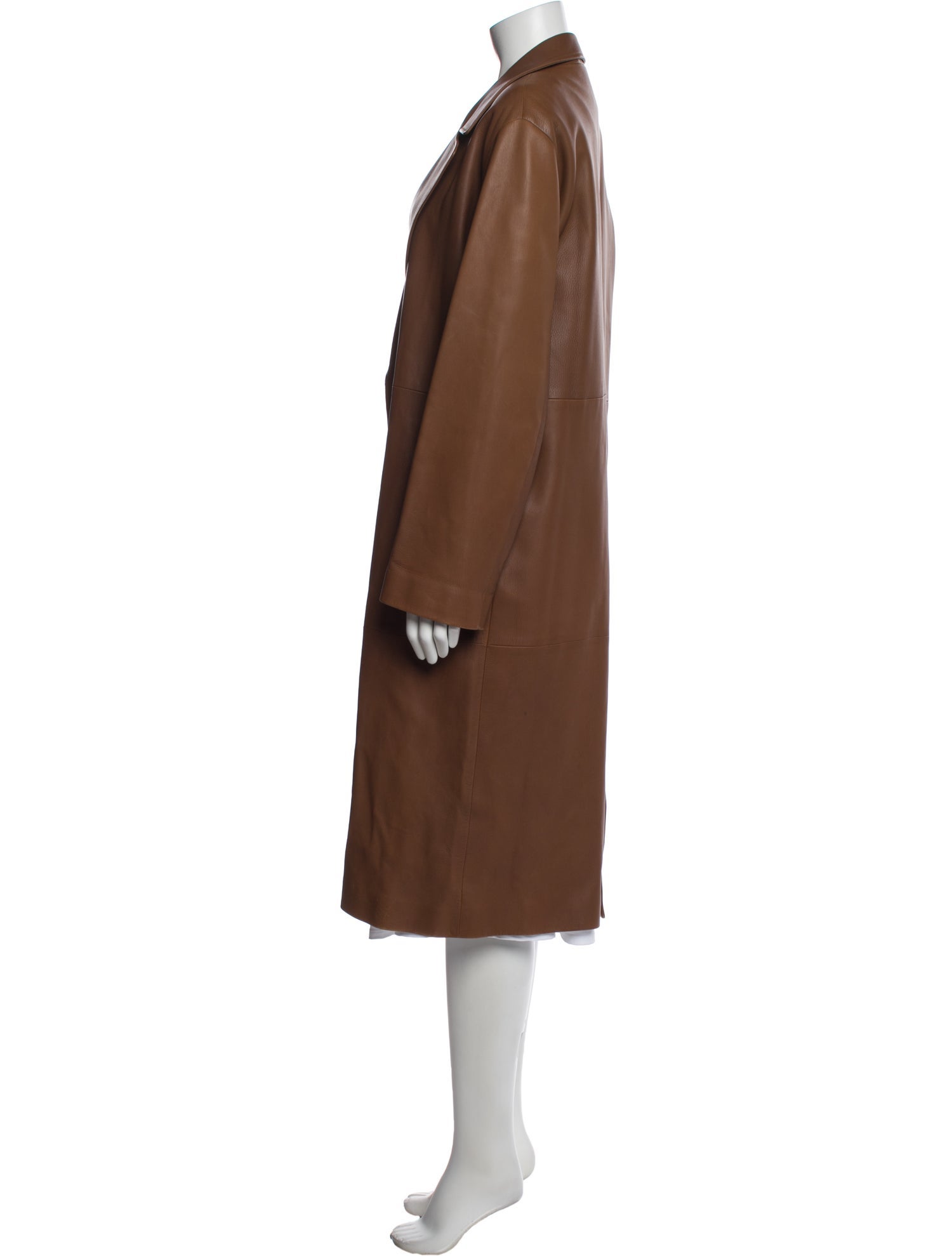 Jil Sander Leather Trench Coat